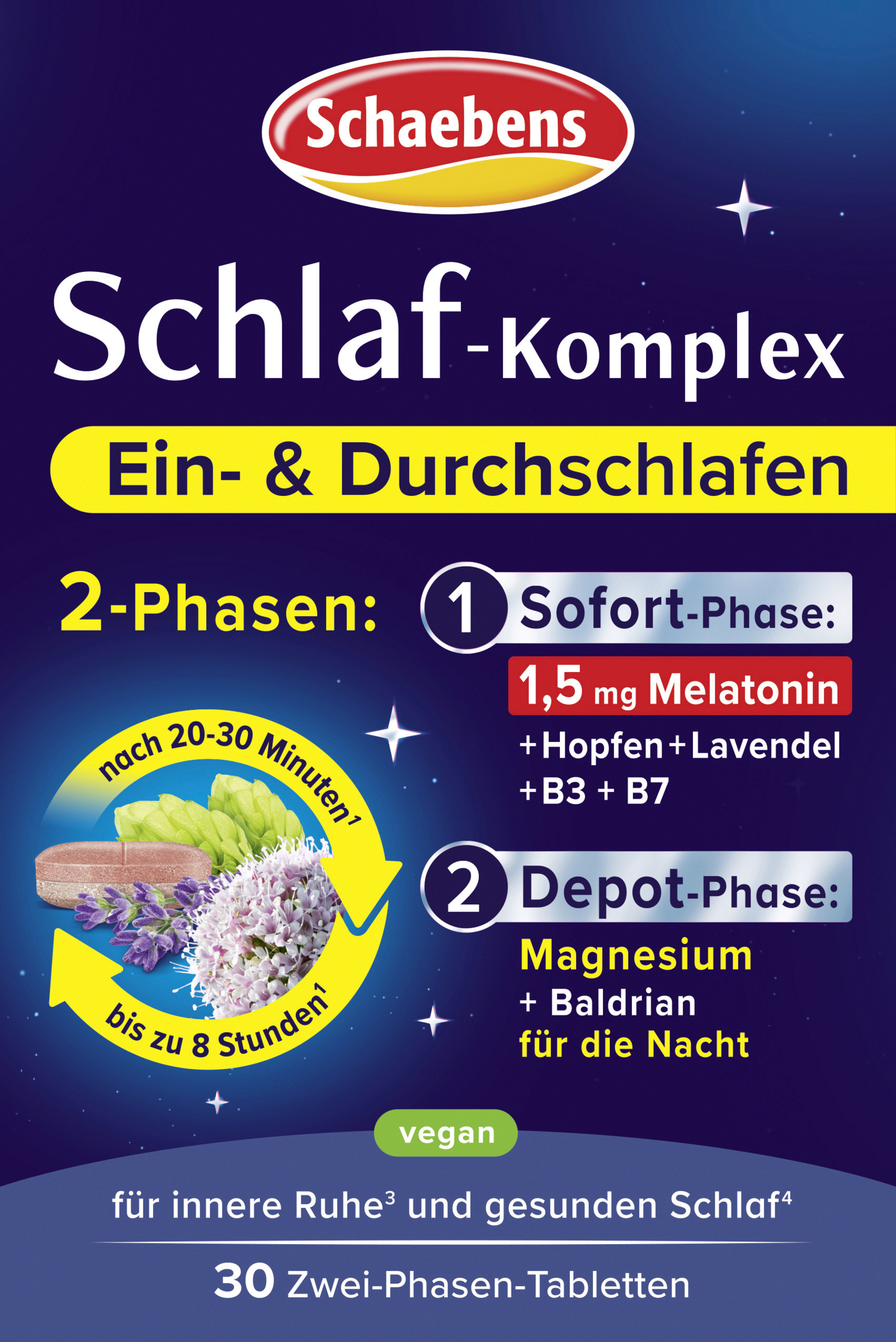Schaebens Schlaf-Komplex 2-Phasen-Tabletten