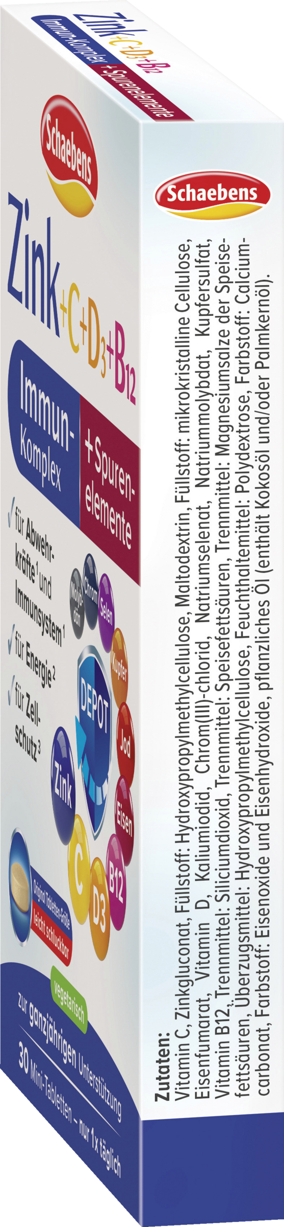 الزنك + ج + د + ب12 معالج مناعي 2