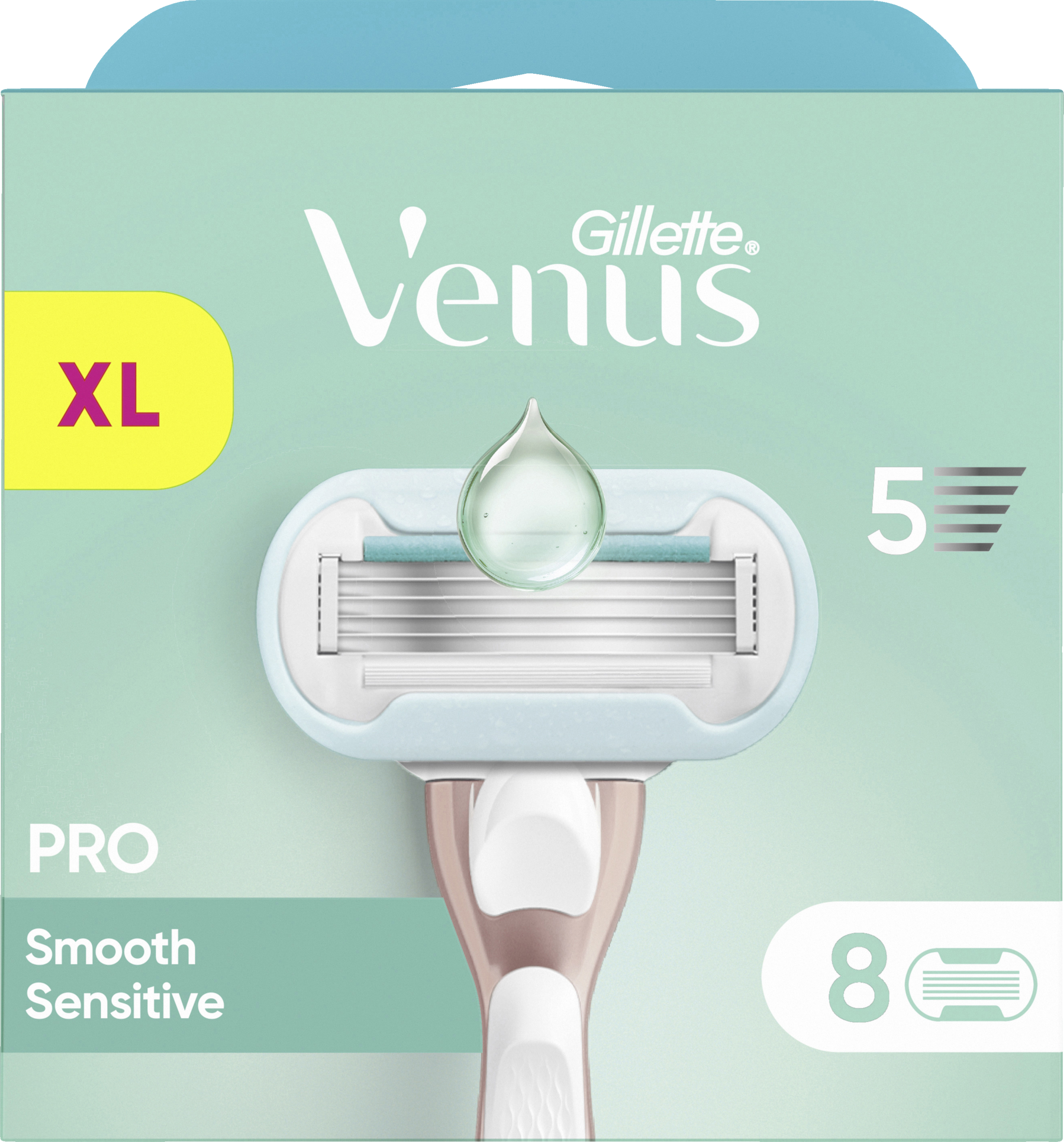 Gillette Venus Pro Smooth Sensitive Klingen