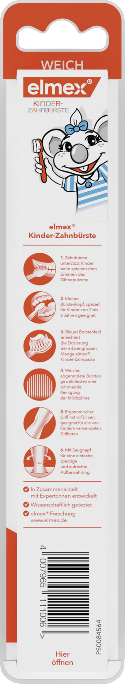 فرشاة أسنان للأطفال 2-6 سنوات ناعمة 2