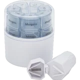 Pillendose inkl. Spalter und Mörser