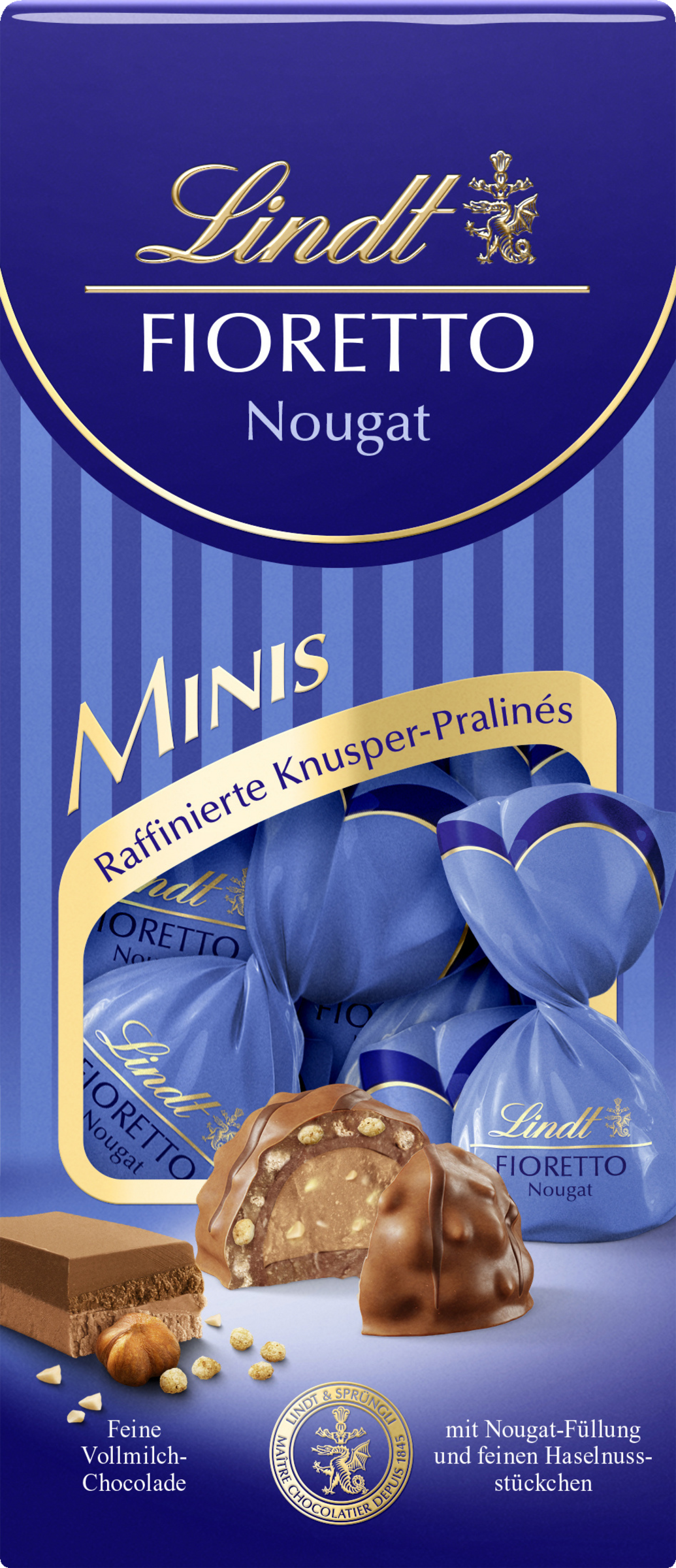 Lindt Fioretto 10 Mini Nougat Pralinen