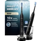 PHILIPS Sonicare Elektrische Zahnbürste DiamondClean Series 9000 HX9914/54 Doppelpack
