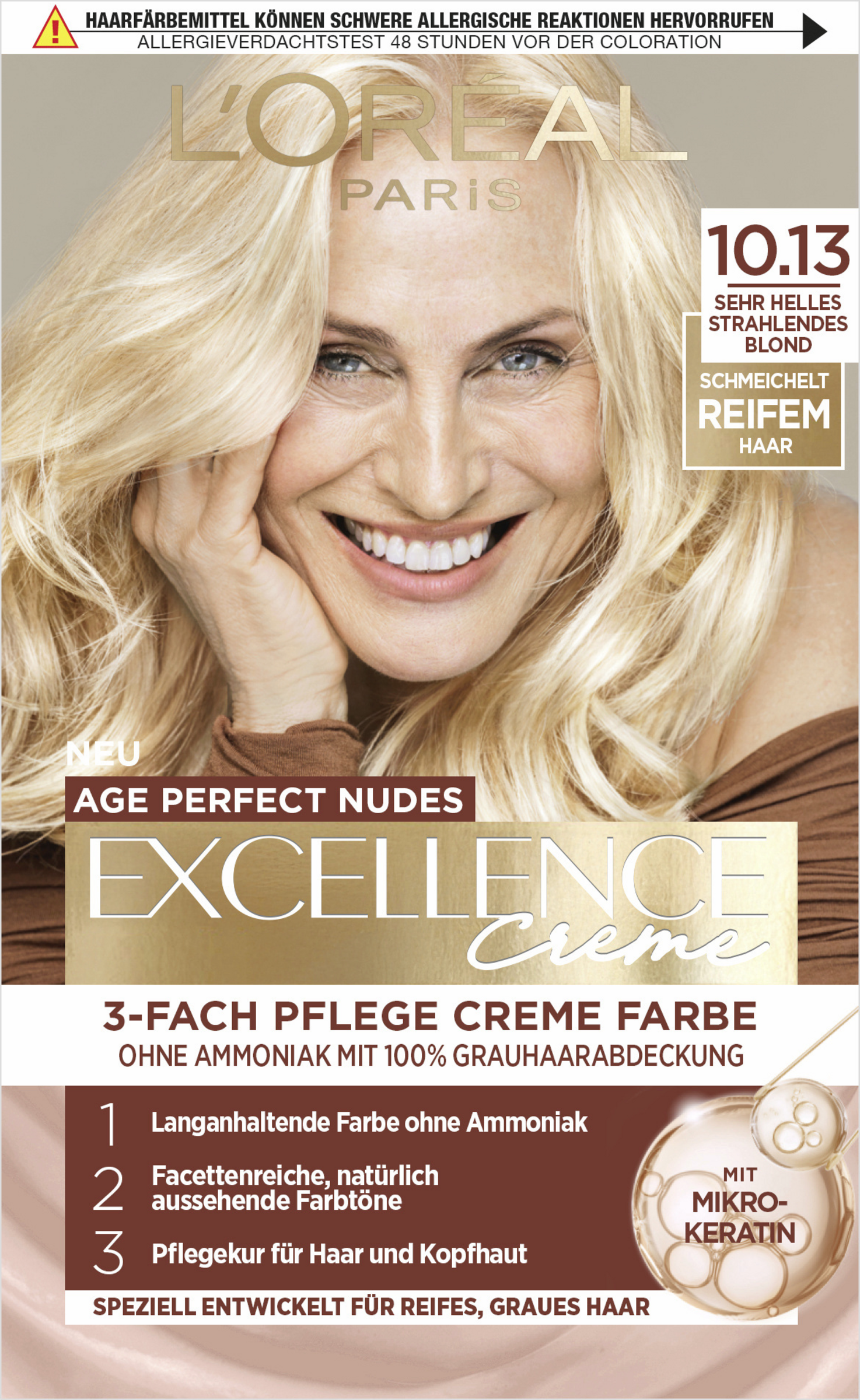 Creme Age Perfect Nudes 1013 Sehr Helles Strahlendes Blond