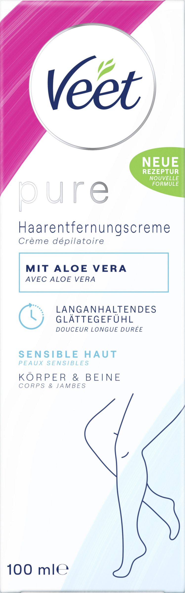 Veet PURE Haarentfernungscreme Sensible Haut