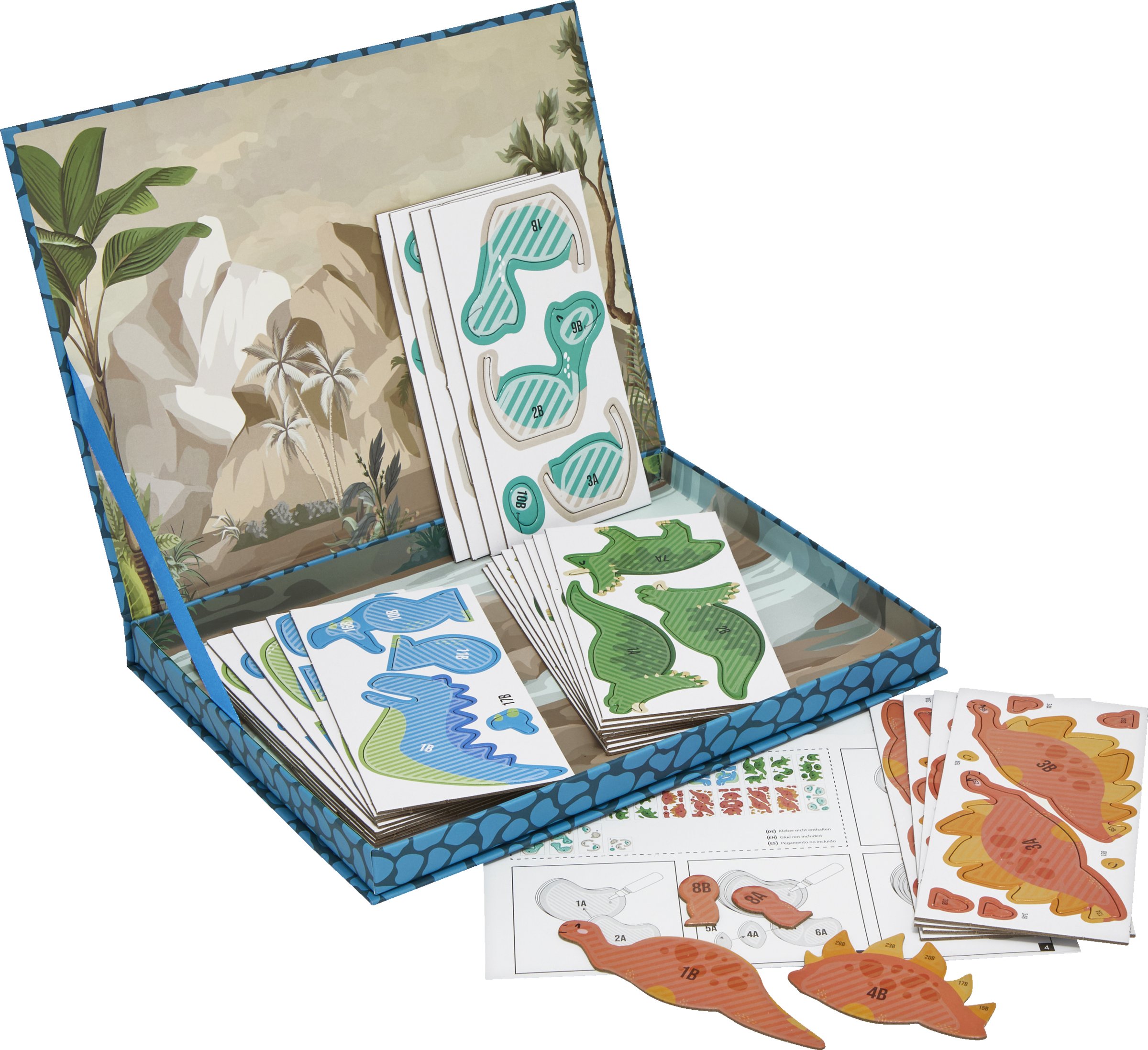 IDEENWELT 3D-Spielfiguren-Set Dinosaurier