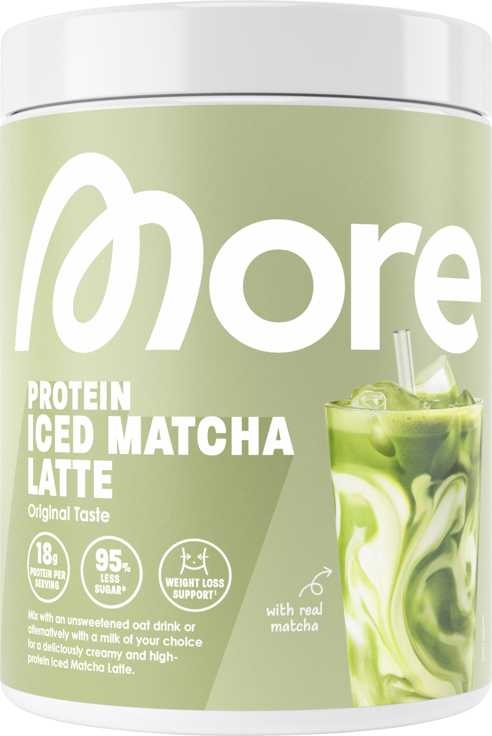 More Protein Iced Coffee Matcha