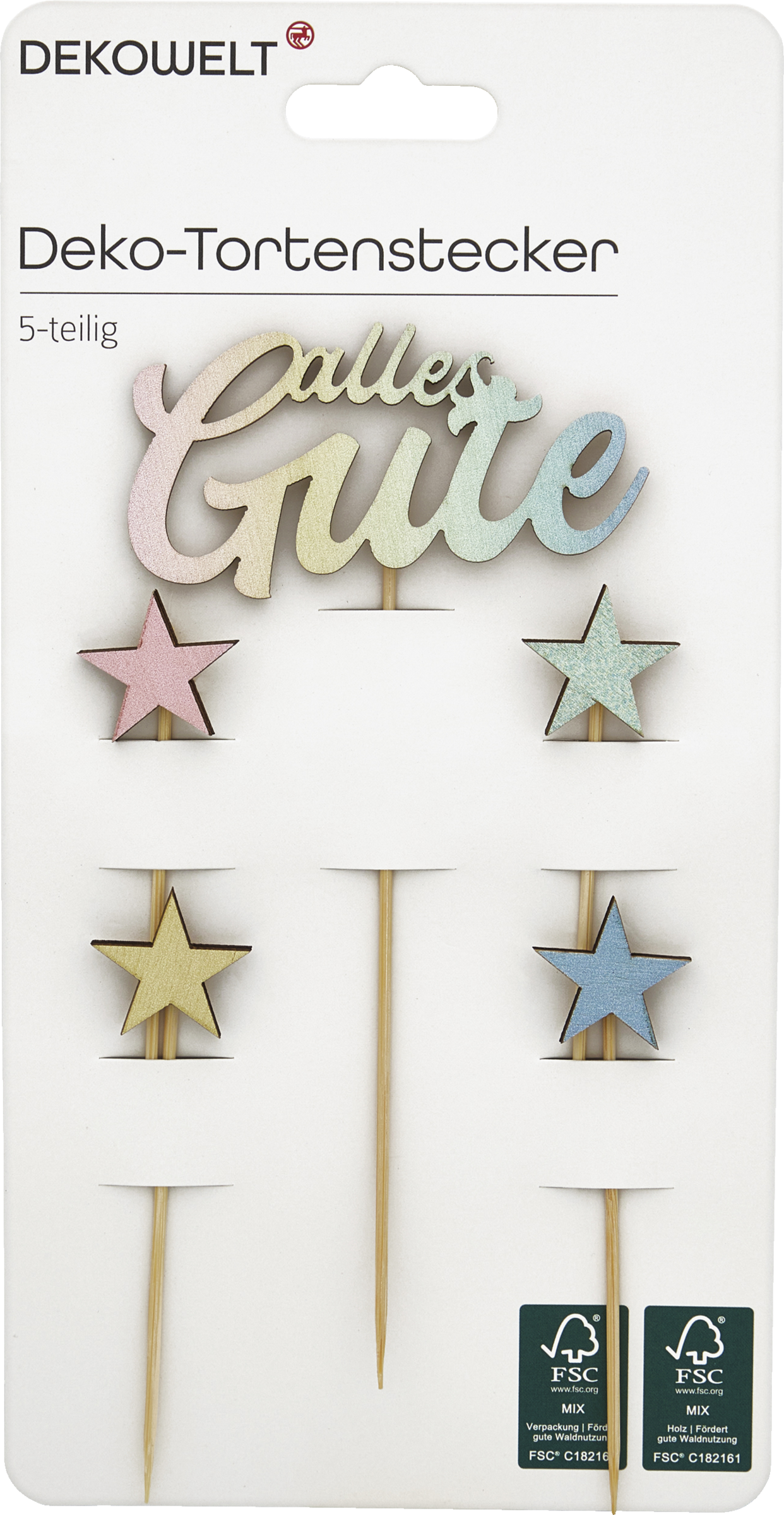 DEKOWELT Tortenstecker