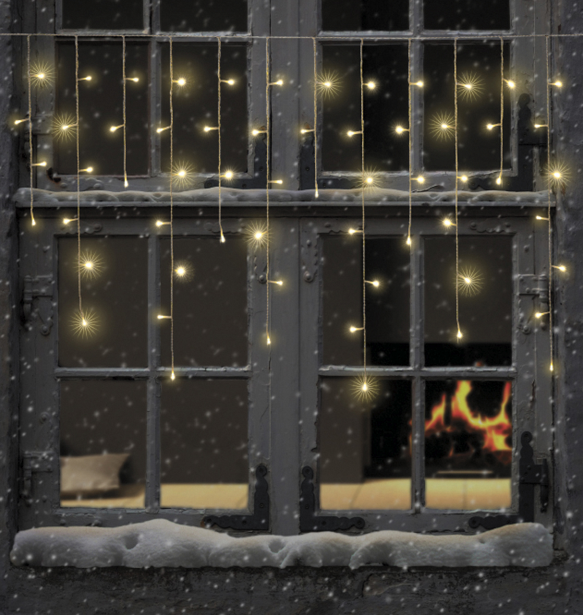 IDEENWELT LED-Lichtervorhang