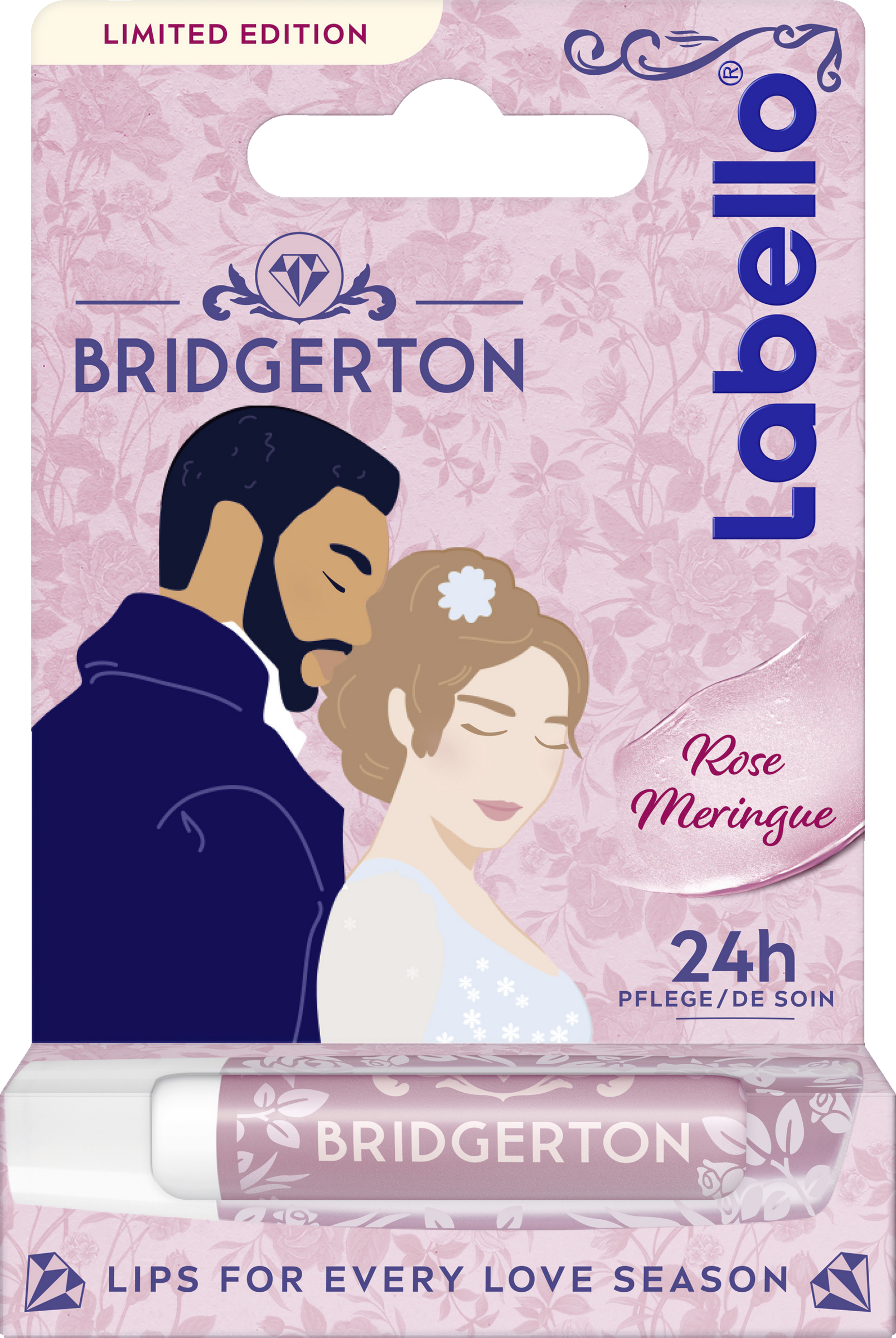 Labello Lippenpflegestift Bridgerton Rose Meringue