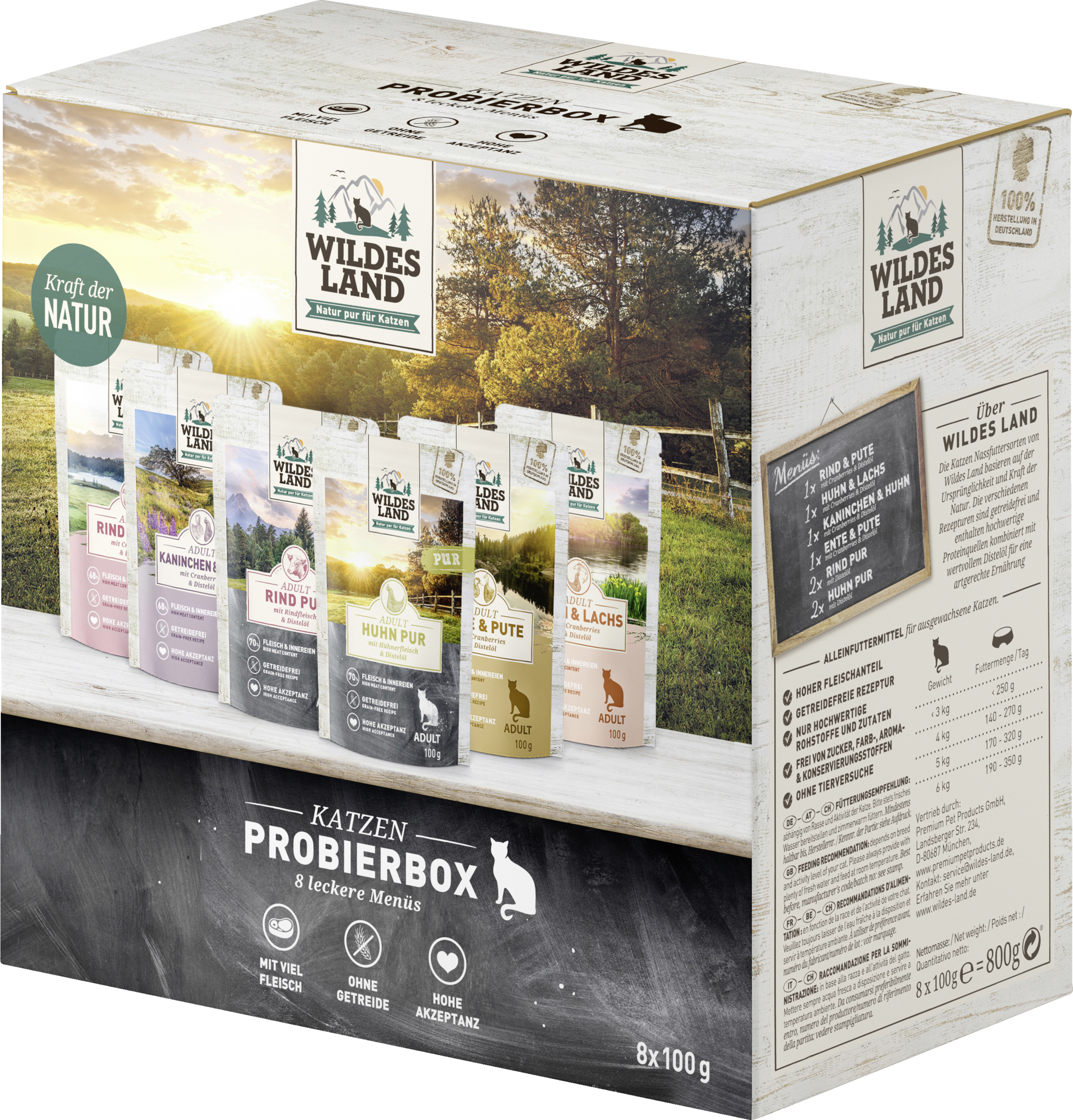 Wildes Land Katzen Probierbox