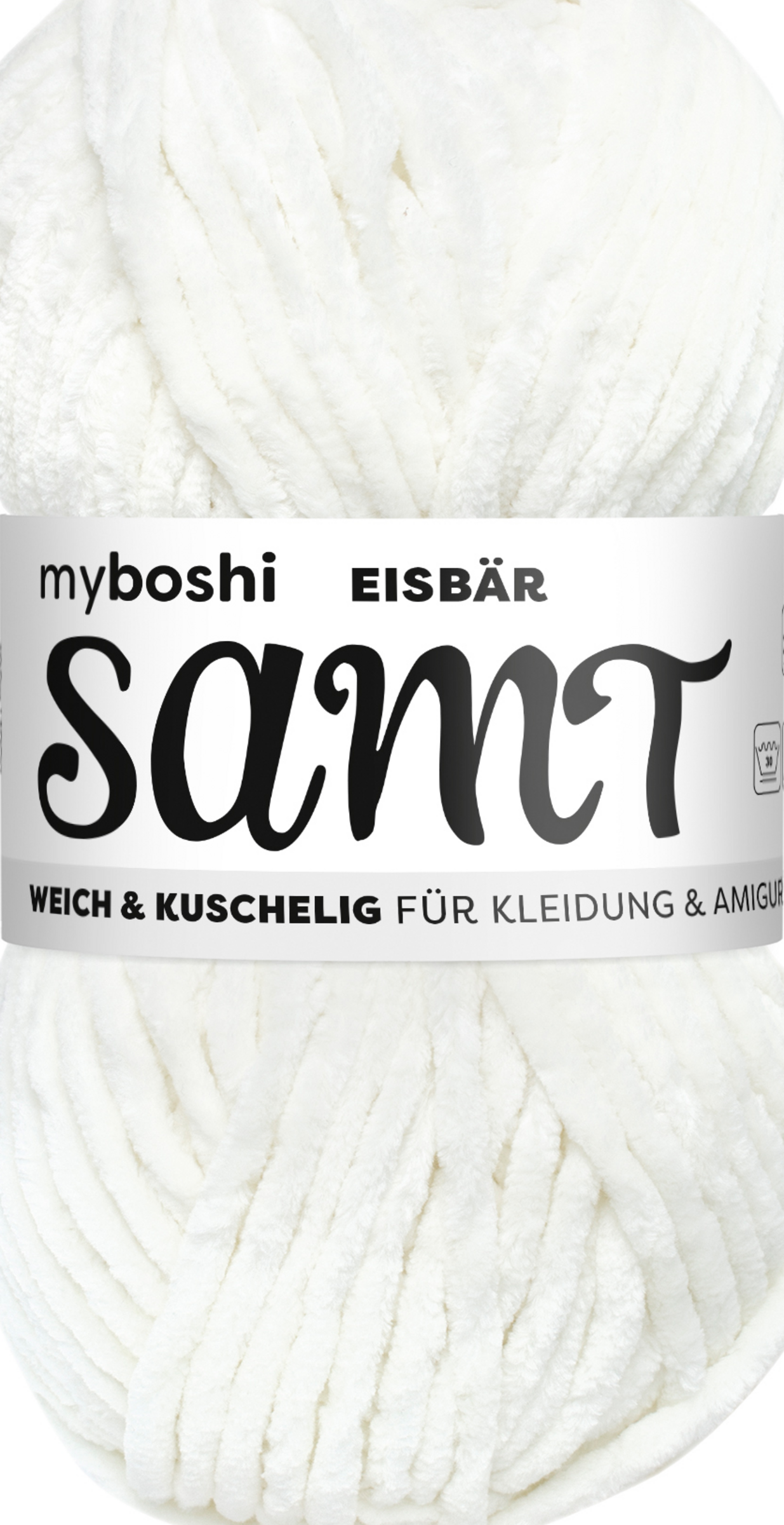 myboshi Samt Eisbär