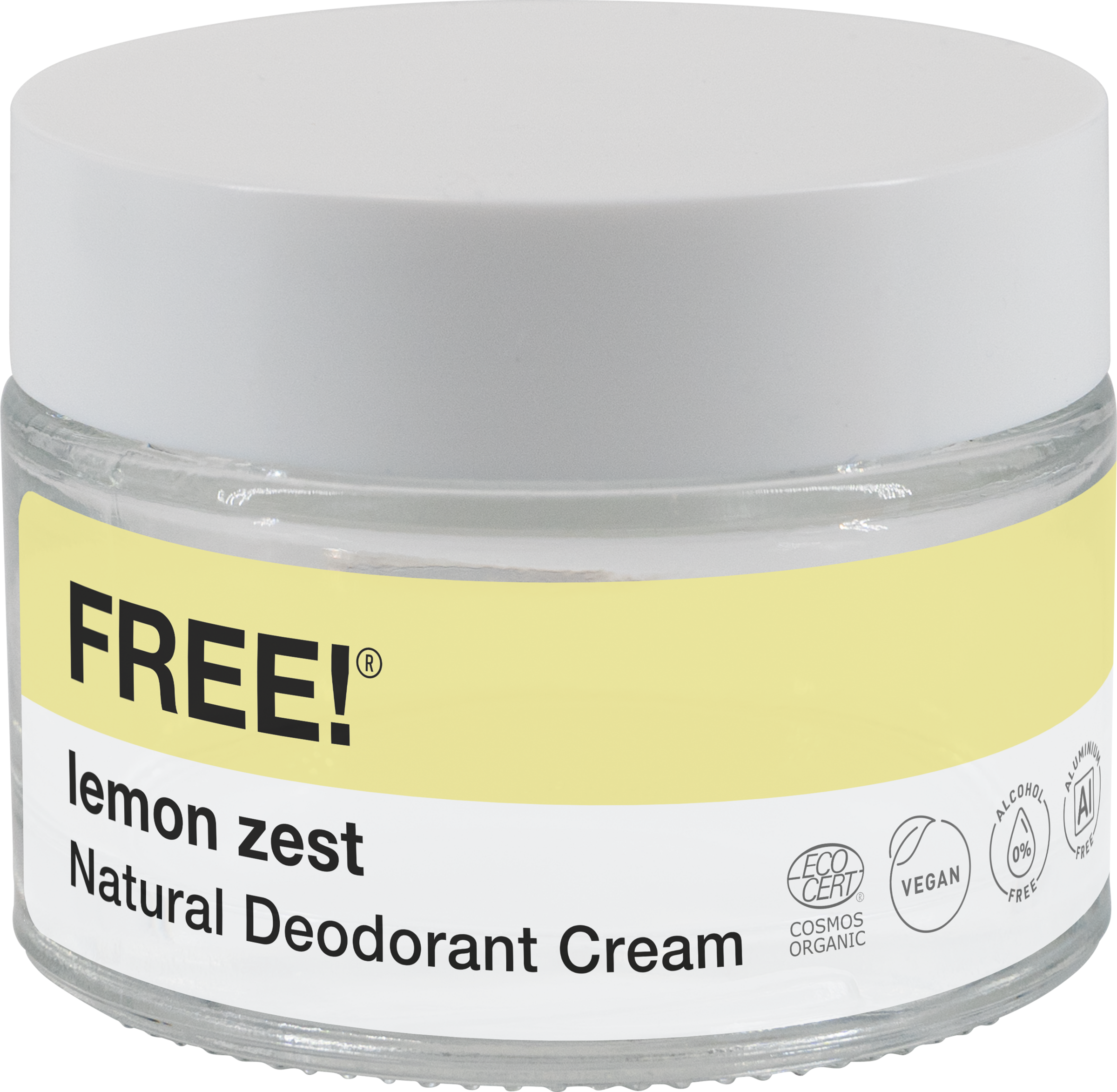 Natural Deodorant Cream Lemon Zest