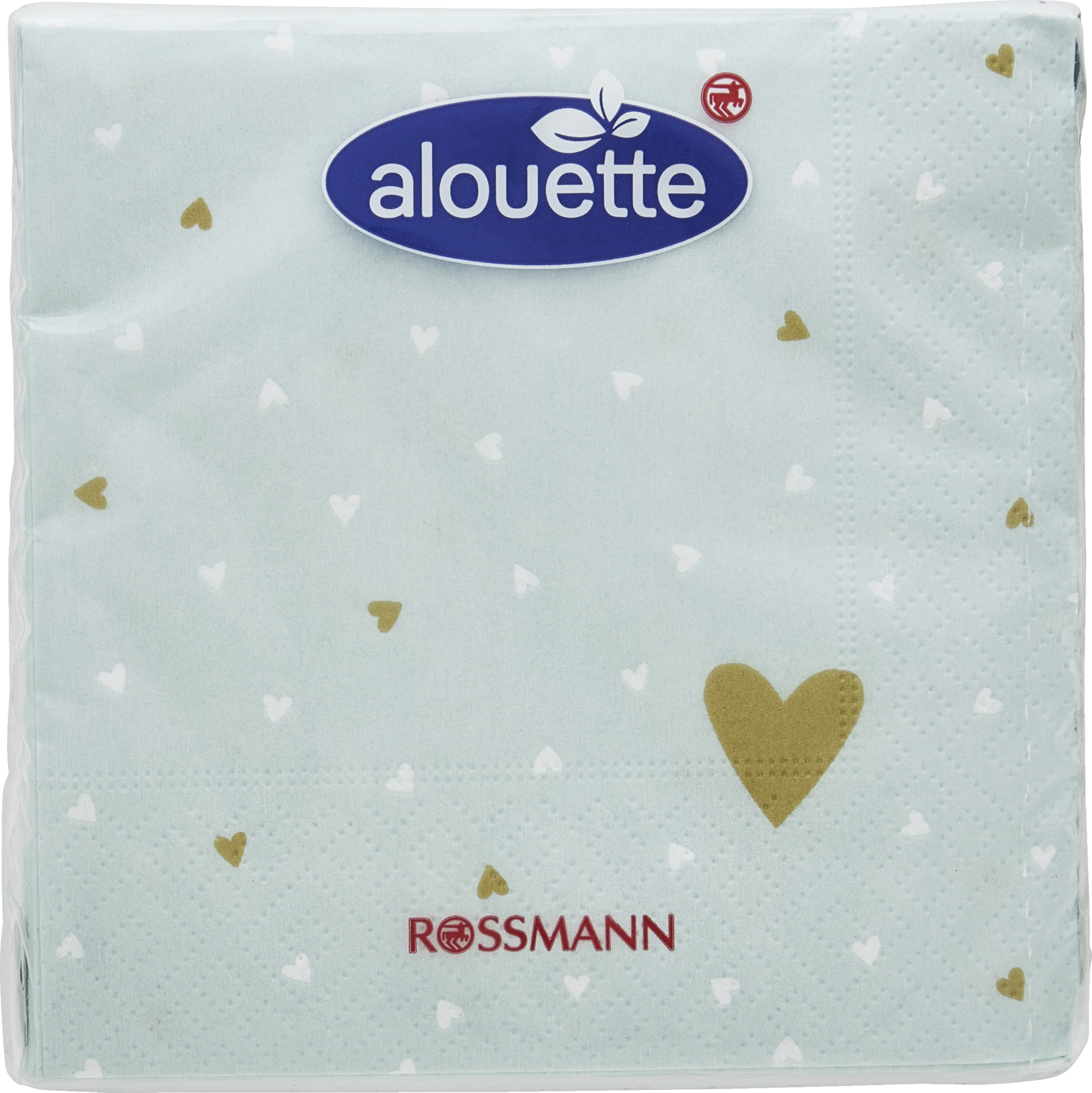 alouette Cocktail-Serviette Herzen