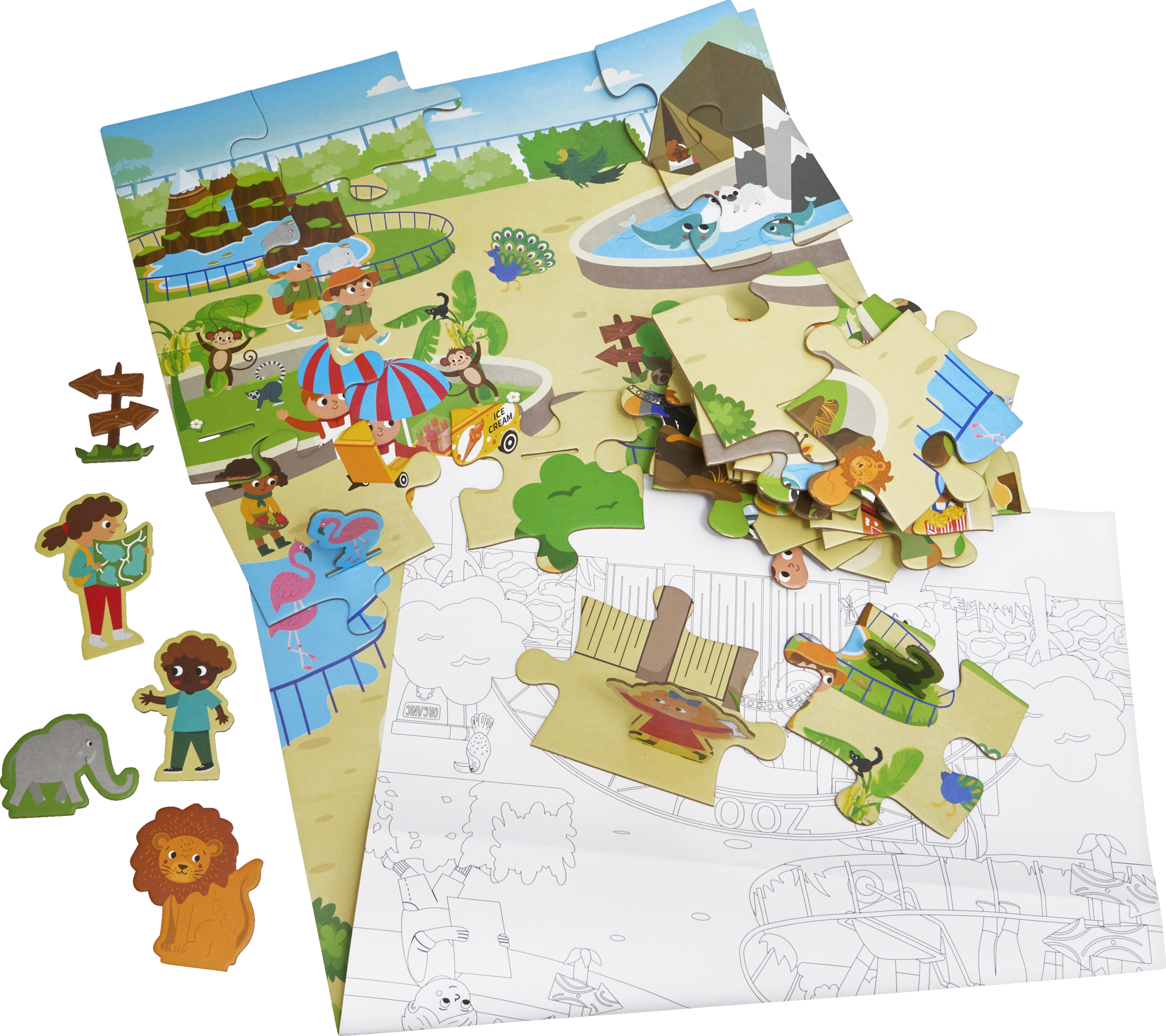 IDEENWELT 3D Puzzle Zoo