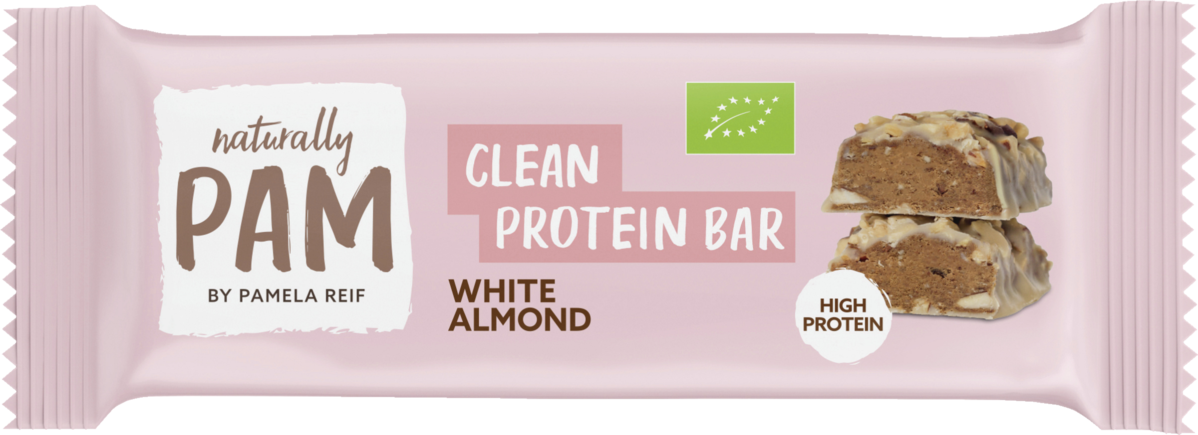 Naturally PAM Bio Clean Protein Bar White Almond