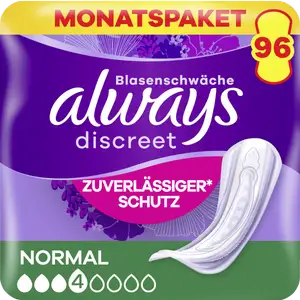 عبوة شهرية من فوط إنسي ديسكريت العادية