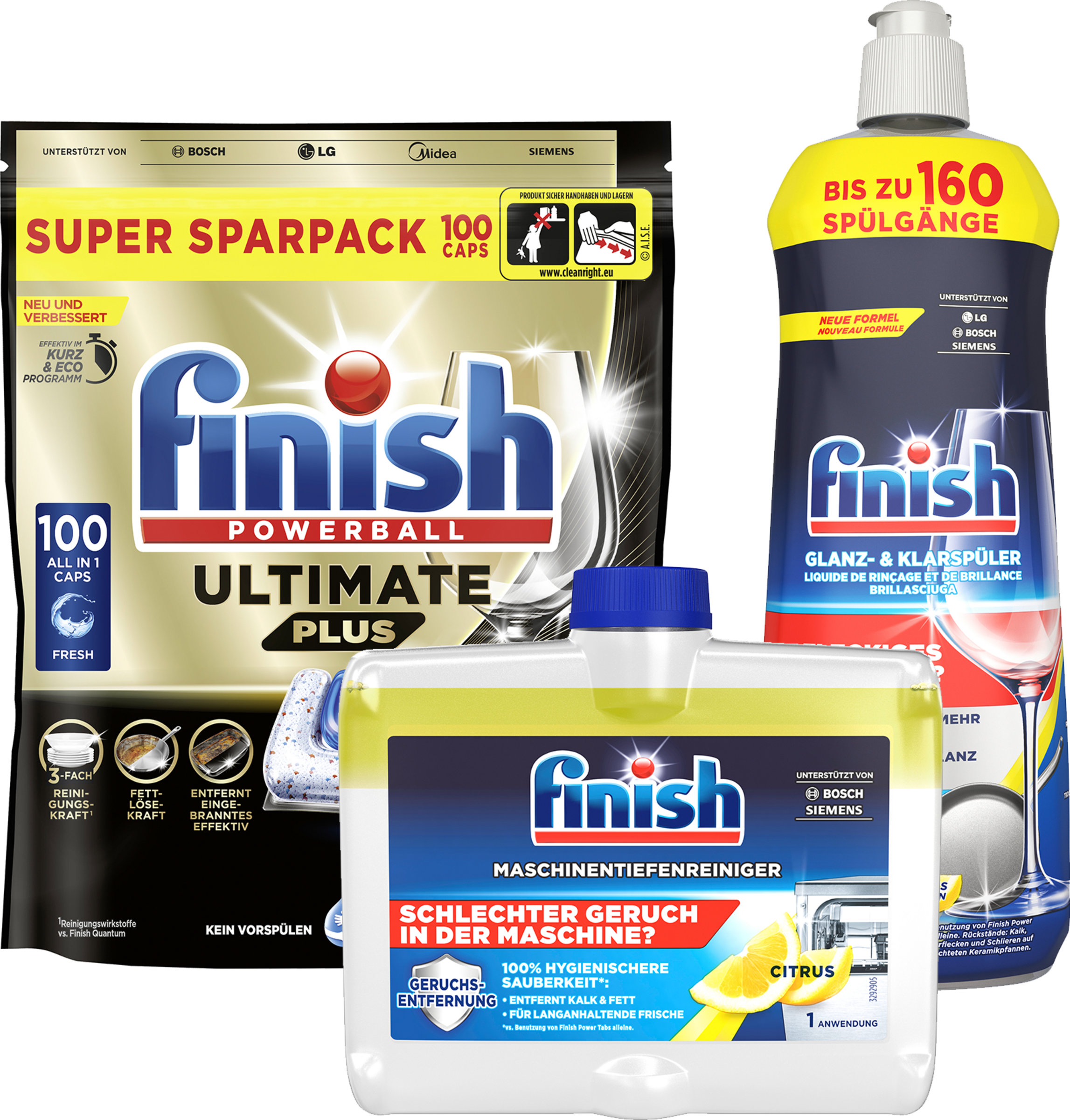 Finish Spülmaschinen 3er Vorteilsset