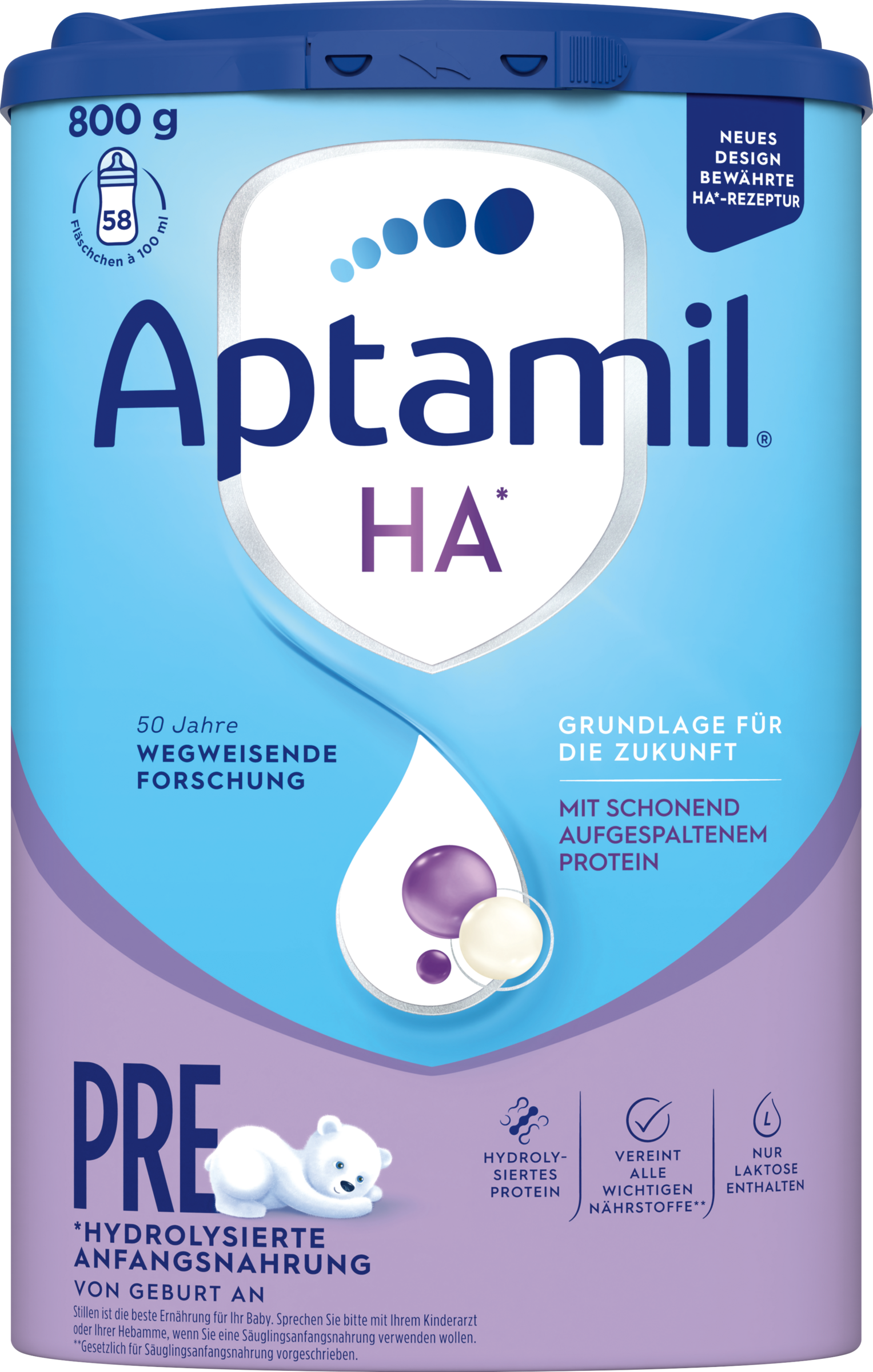 Aptamil HA PRE Anfangsnahrung von Geburt an