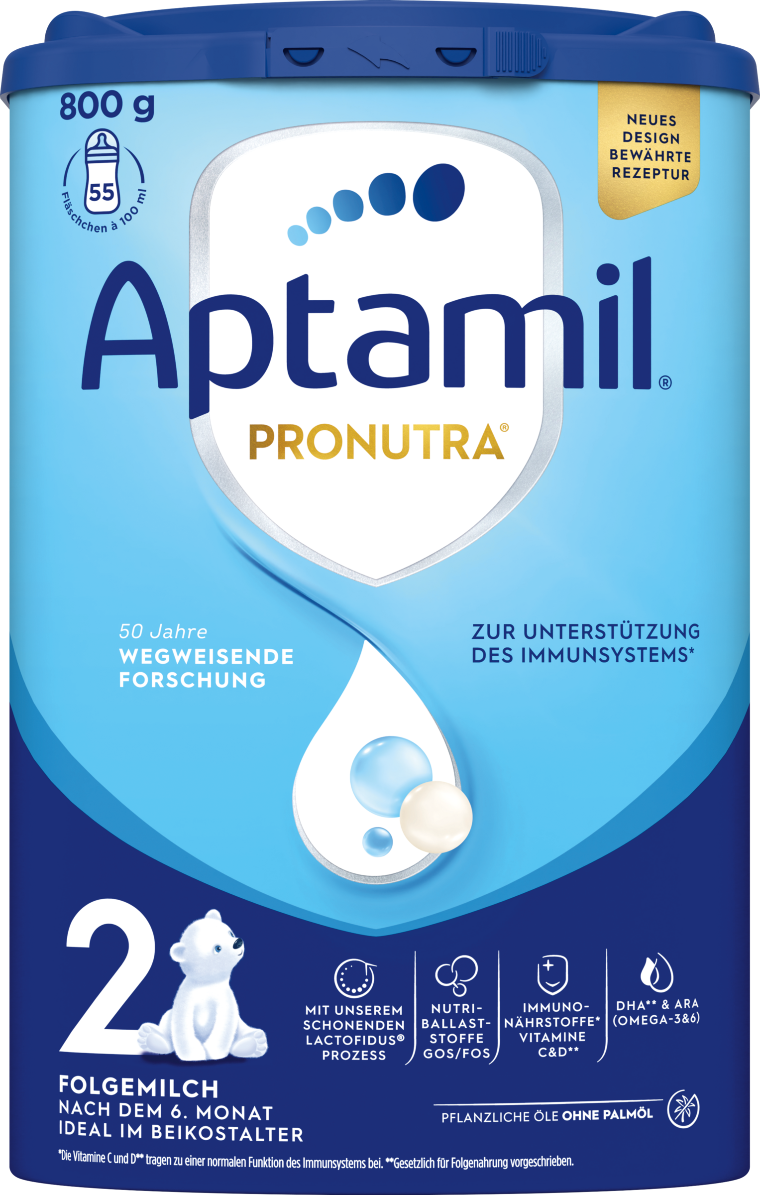 Aptamil Pronutra 2 Folgemilch nach dem 6. Monat