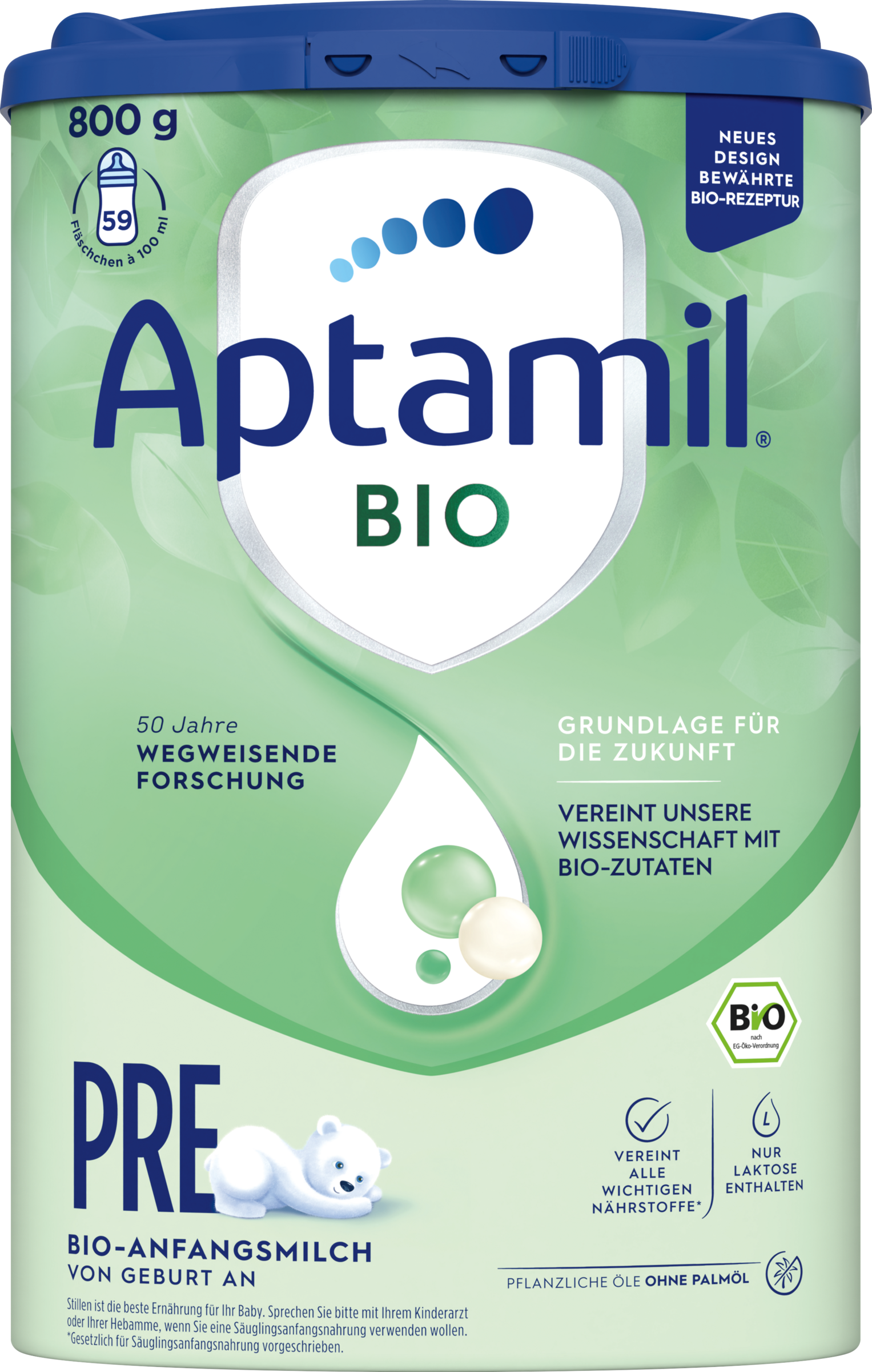 Aptamil Bio Anfangsmilch PRE von Geburt an