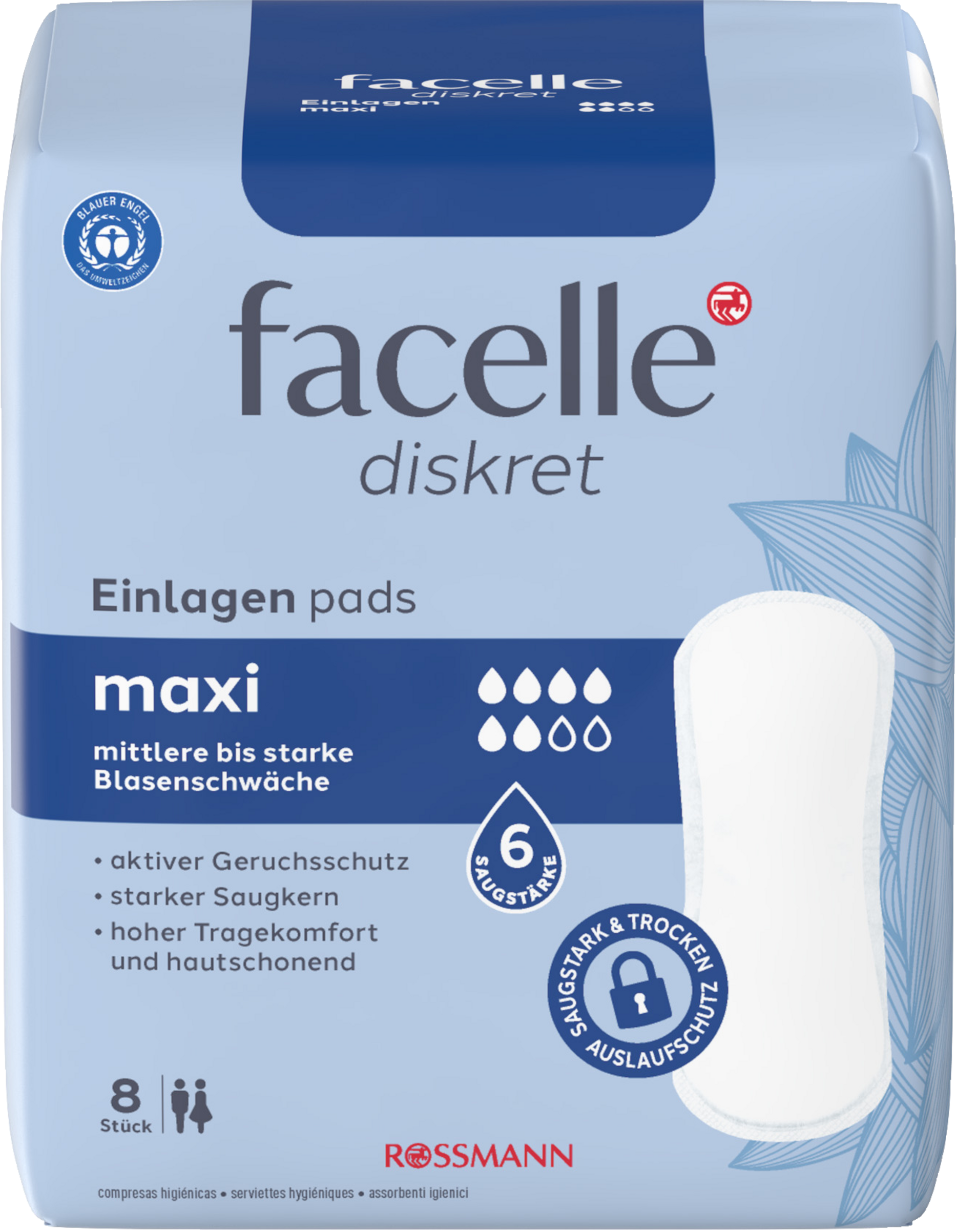 Hygiene-Einlagen Maxi