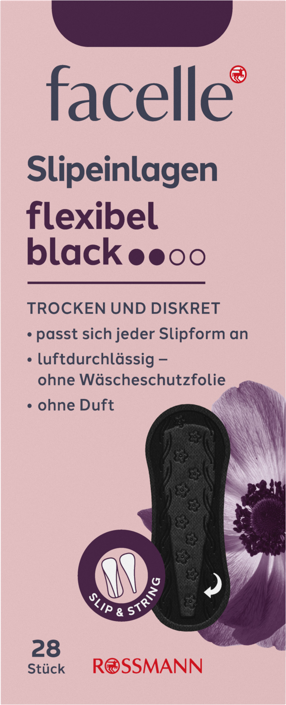 Slipeinlagen flexibel BLACK
