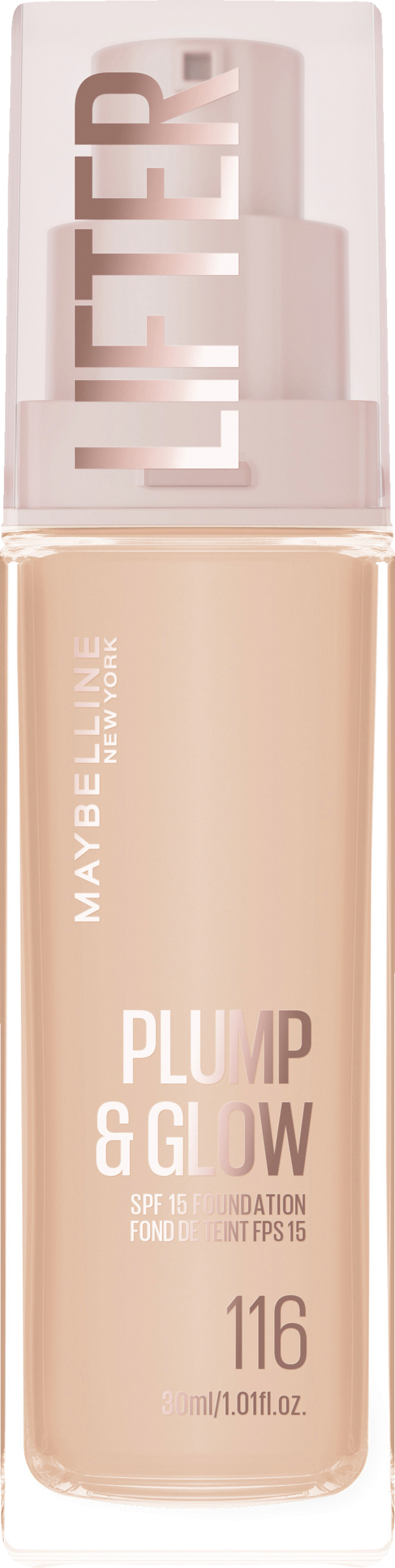 Maybelline New York Face Lifter Plump & Glow Foundation 116