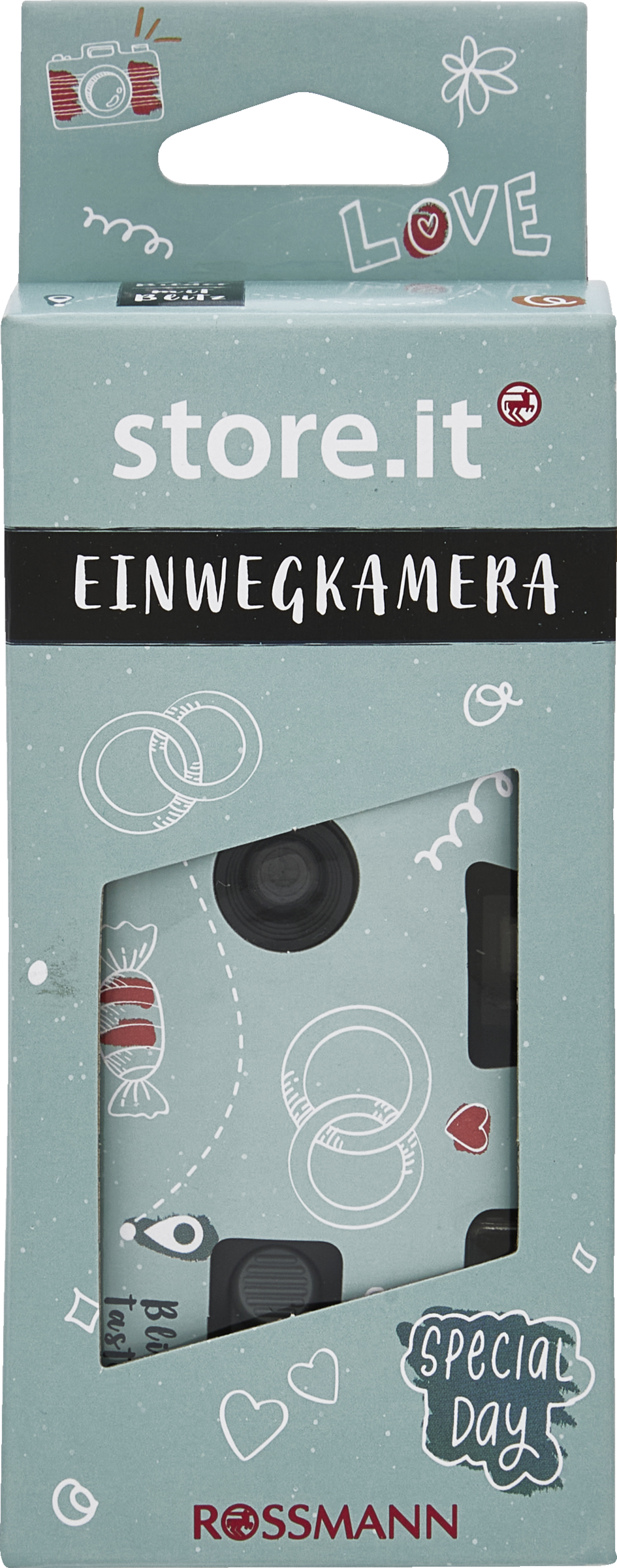 store.it Einwegkamera mit integriertem Colornegativfilm