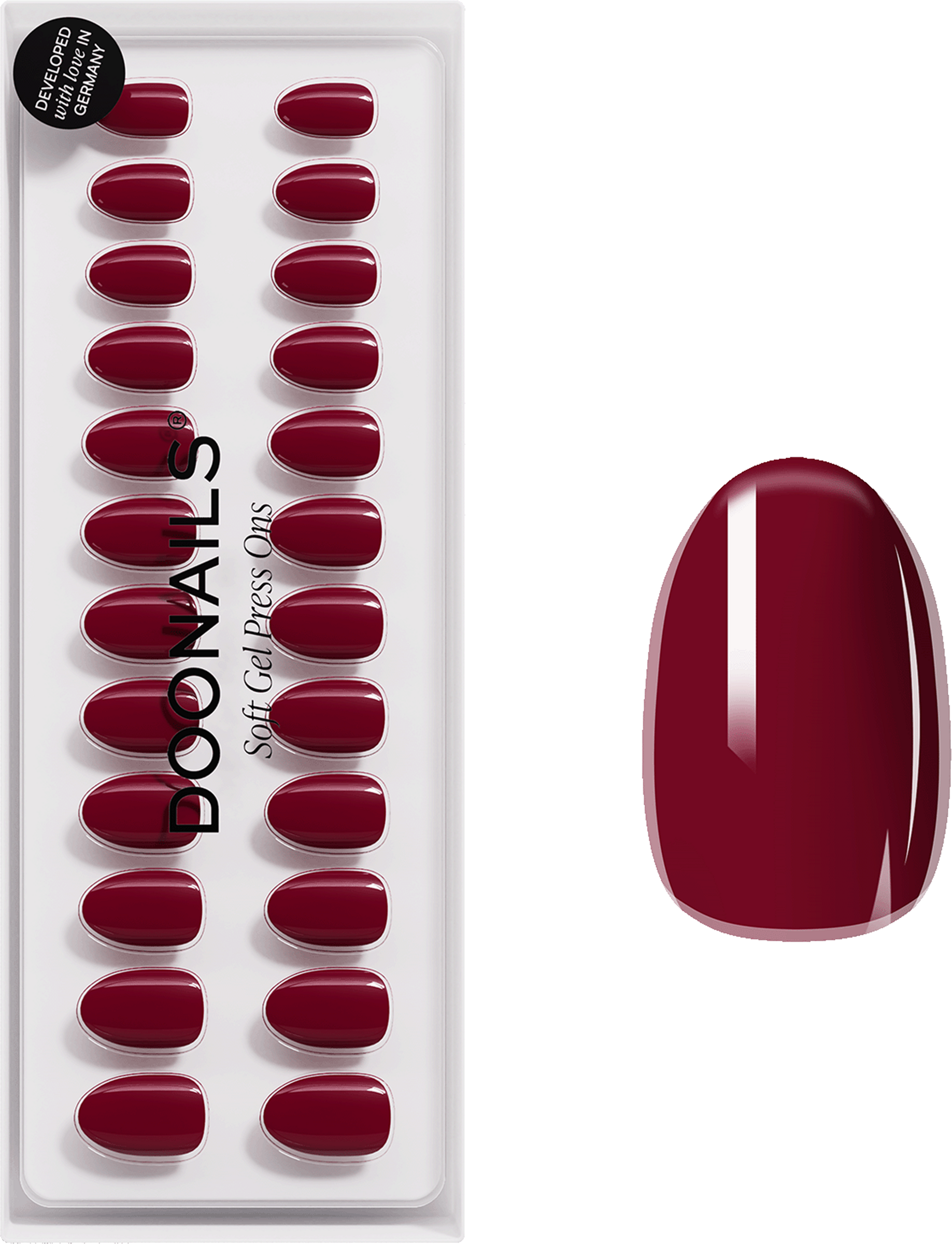 Doonails Love Paris Short Round Soft Gel Press Ons