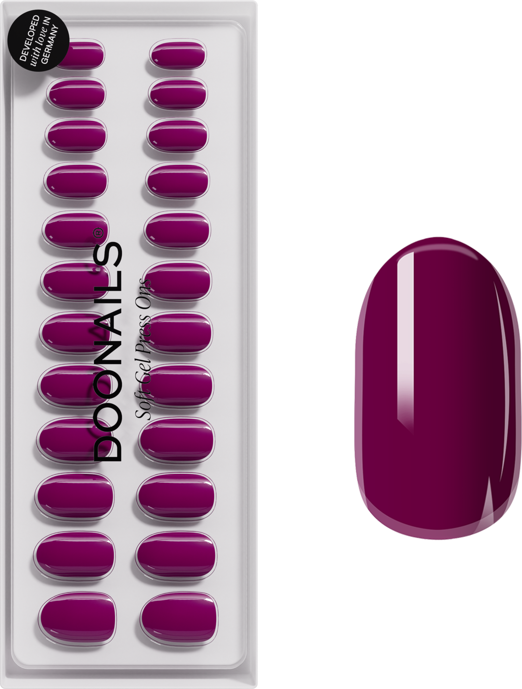 Doonails Into You Medium Round Soft Gel Press Ons