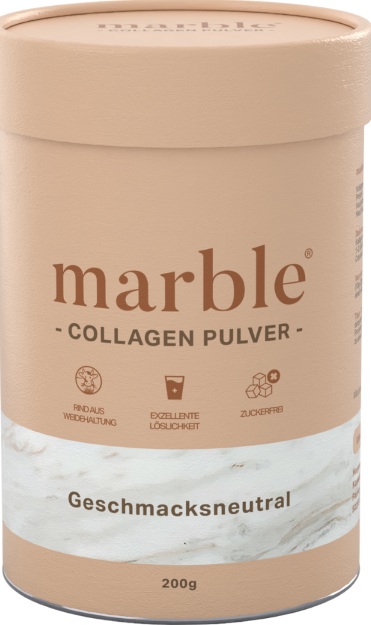 marble Collagen Pulver geschmacksneutral