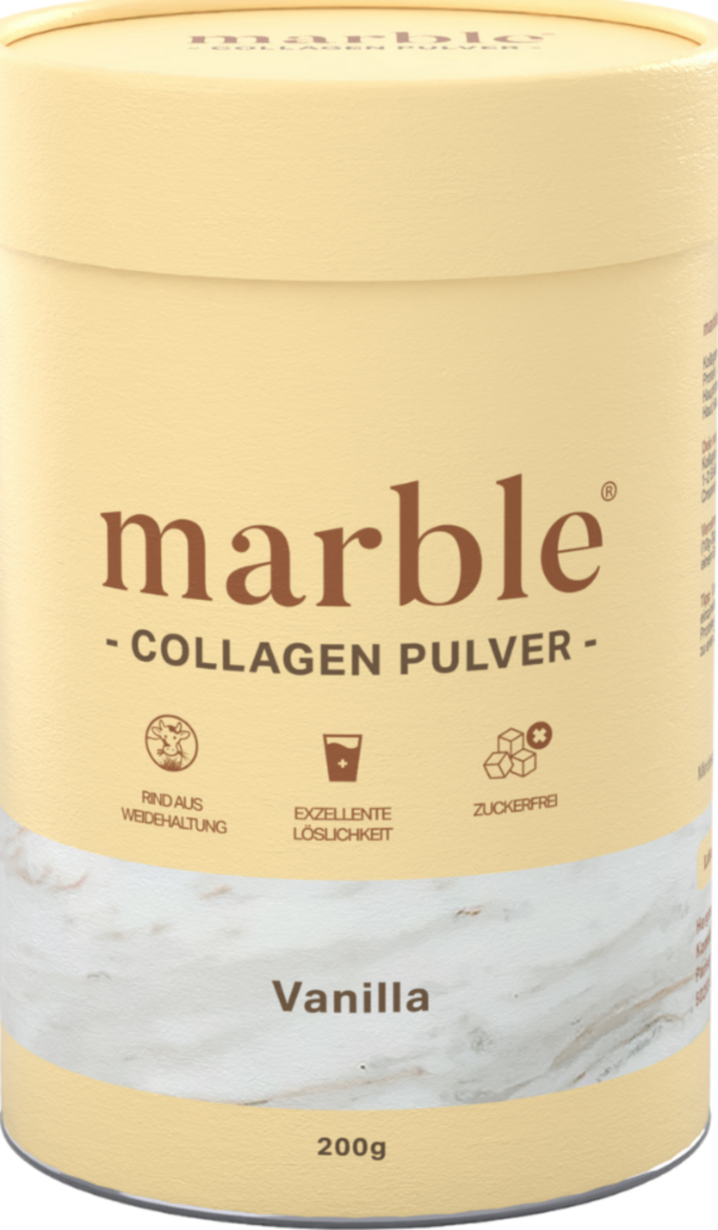 marble Collagen Pulver Vanille