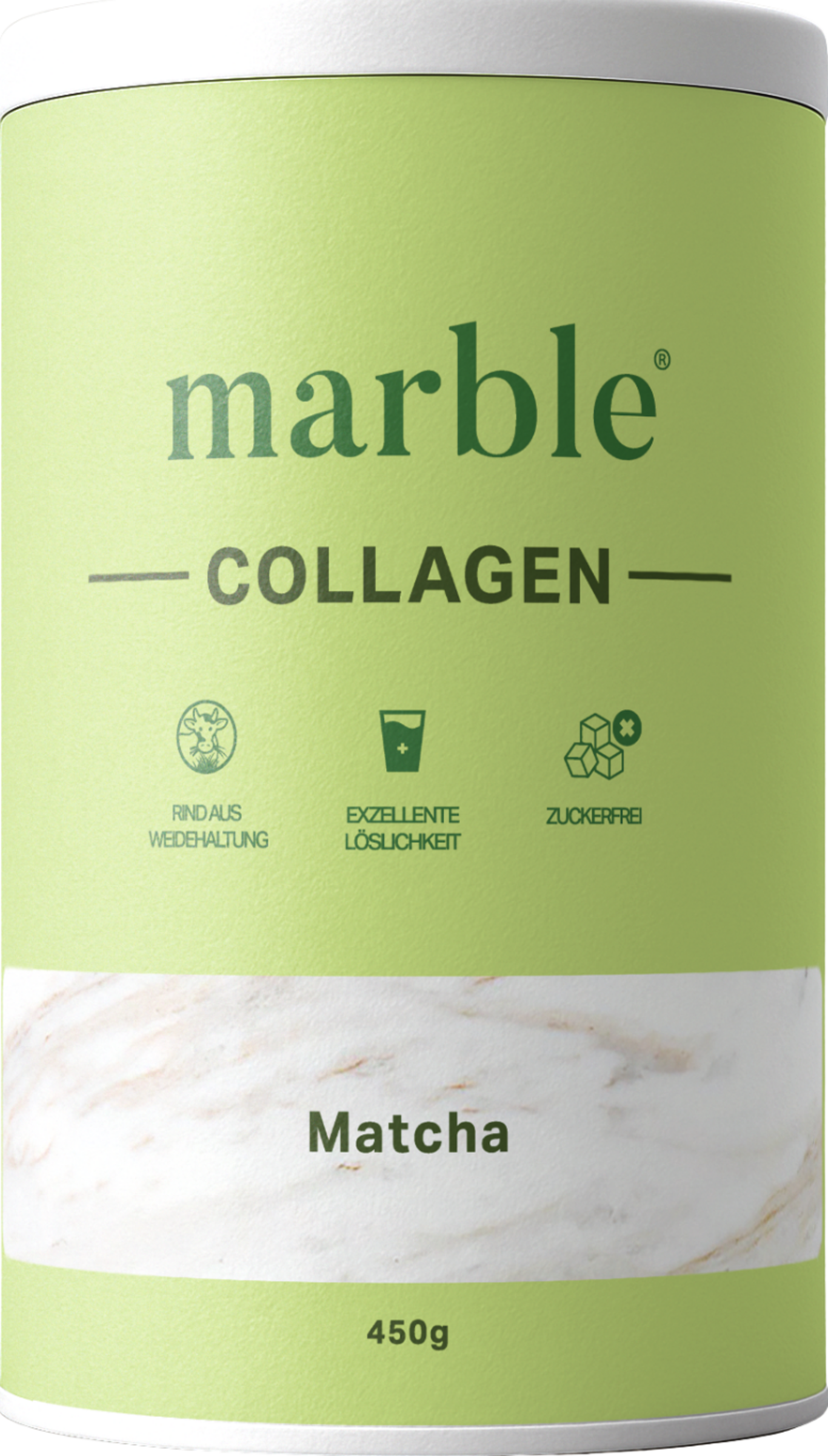 marble Collagen Pulver Matcha