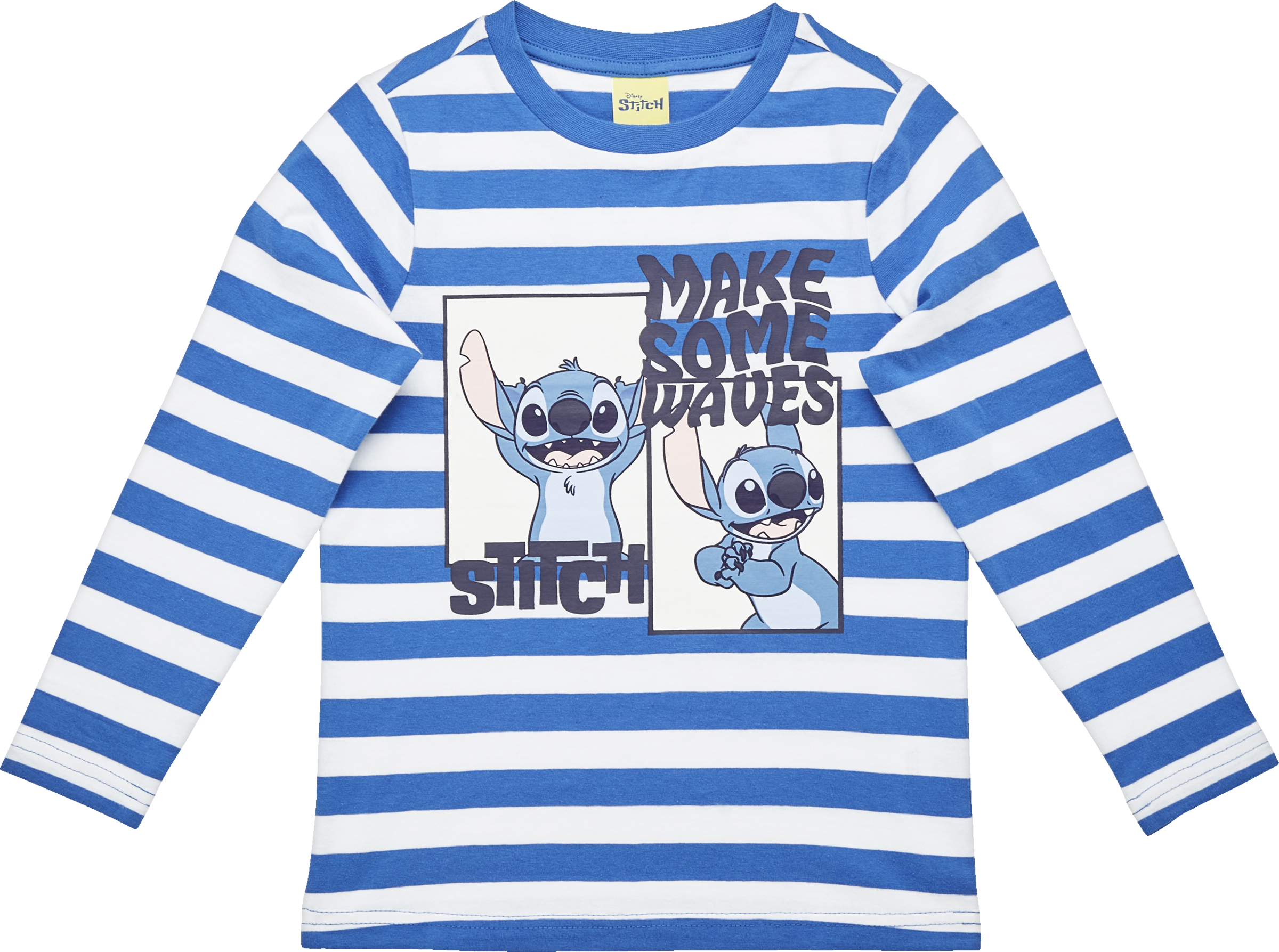 Stitch Kinder-Shirt blau Gr. 122/128
