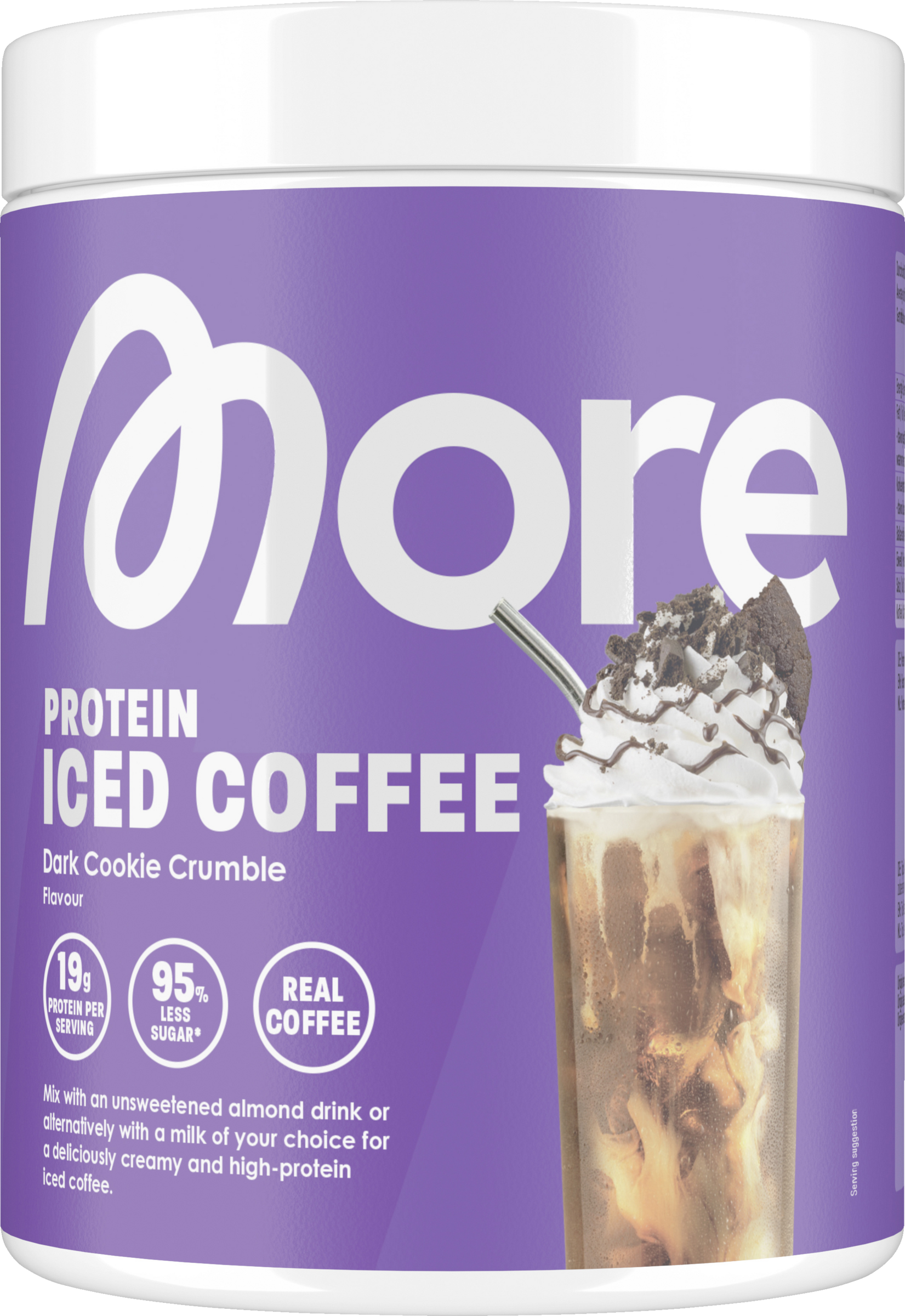 More Protein Iced Coffee Dark Coockie Crumble