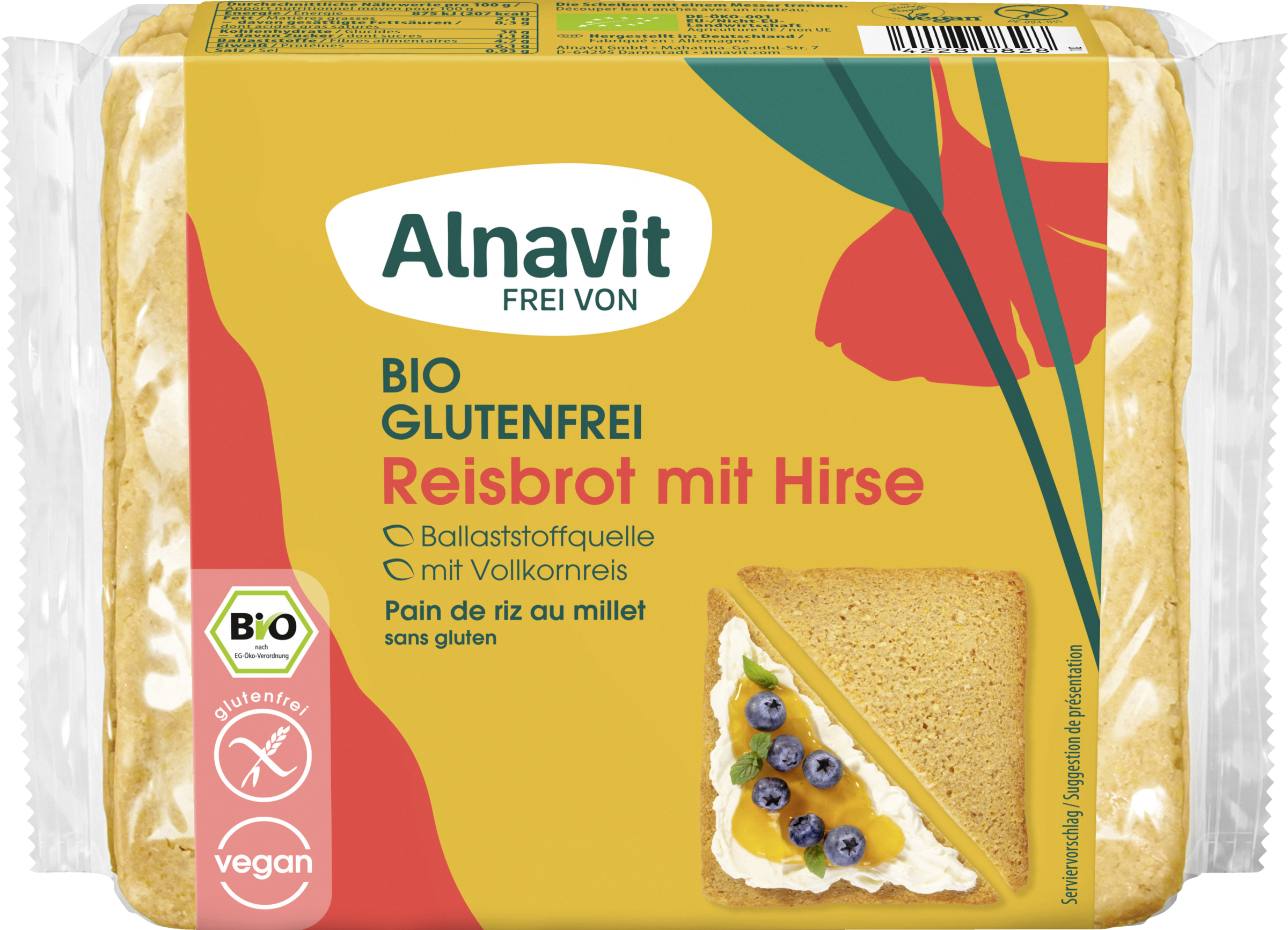 Alnavit Bio Reisbrot