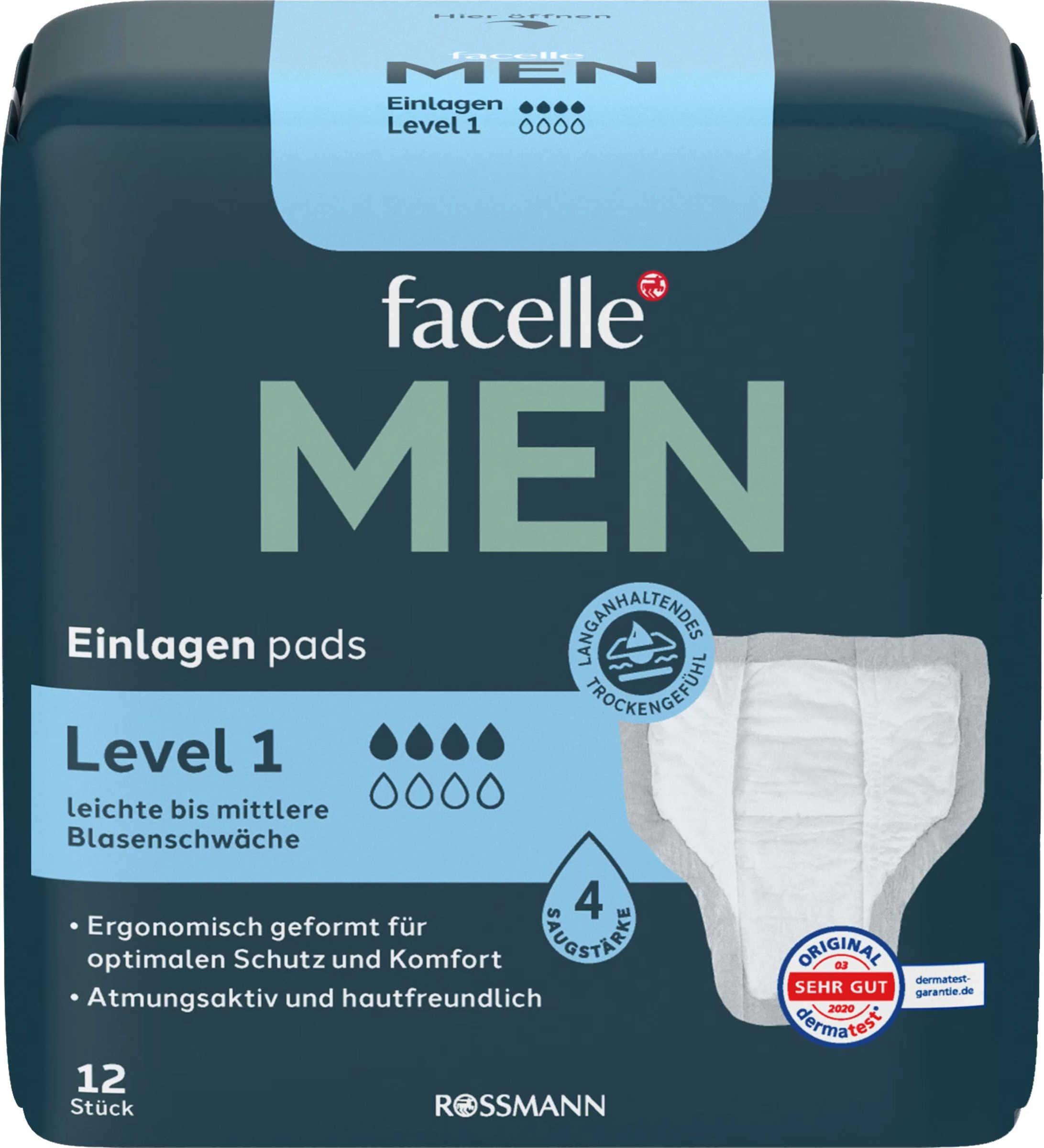 facelle diskret MEN Einlagen Level 1