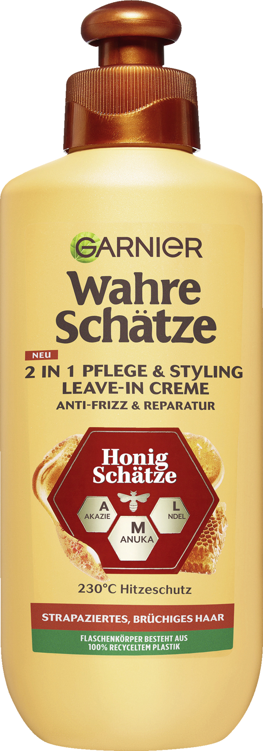 2in1 Pflege & Styling Leave-In Creme Honig Schätze