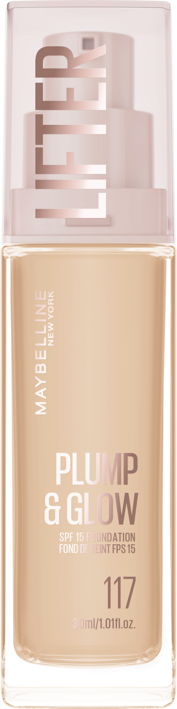 Maybelline New York Face Lifter Plump & Glow Foundation 117