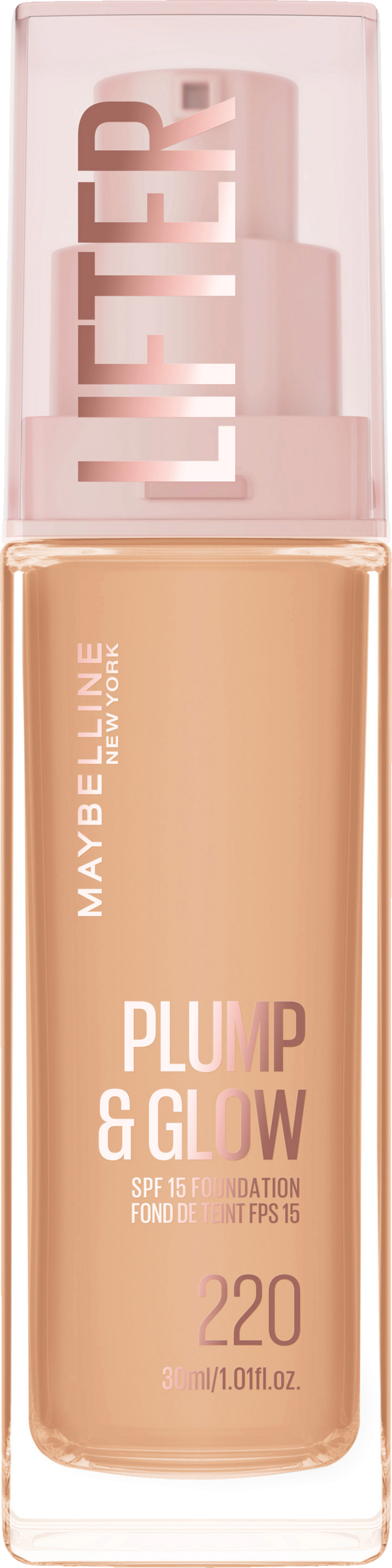 Maybelline New York Face Lifter Plump & Glow Foundation 220