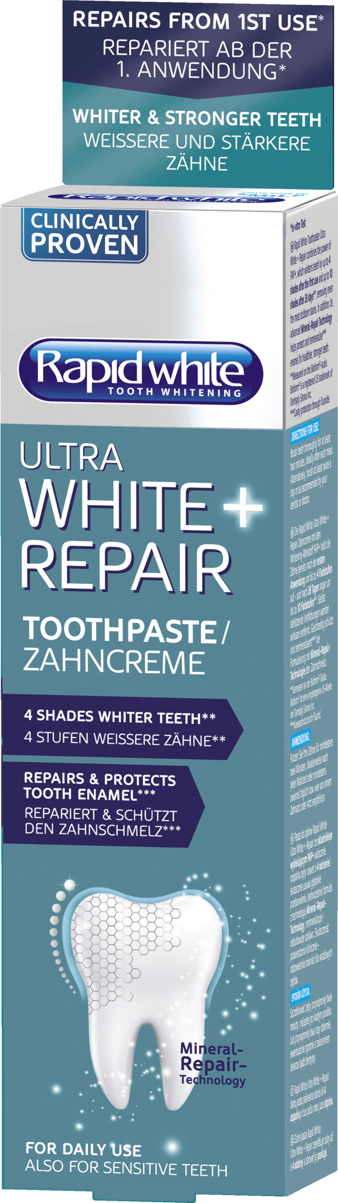 Rapid White Ultra White+ Repair Zahncreme