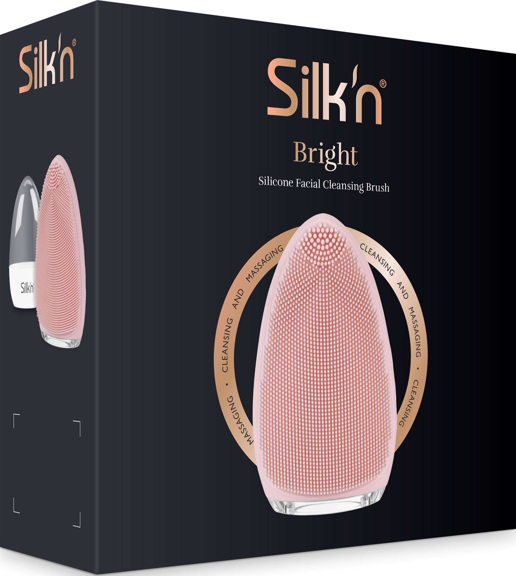 Silk'n Bright (Rose) Silikongesichtsreinigungsbürste