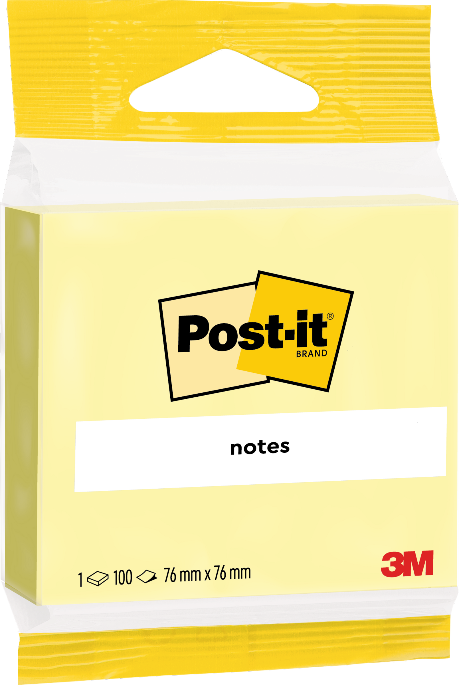 Post-it Haftnotiz 76x76mm, gelb