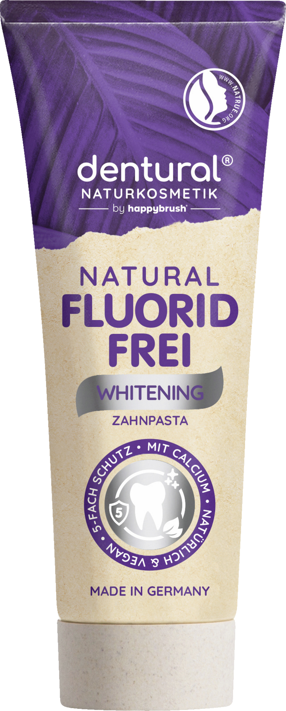 dentural Natural Fluoridfrei Whitening Zahnpasta