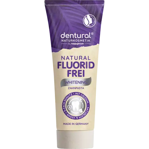 معجون أسنان تبييض طبيعي خالٍ من الفلورايد