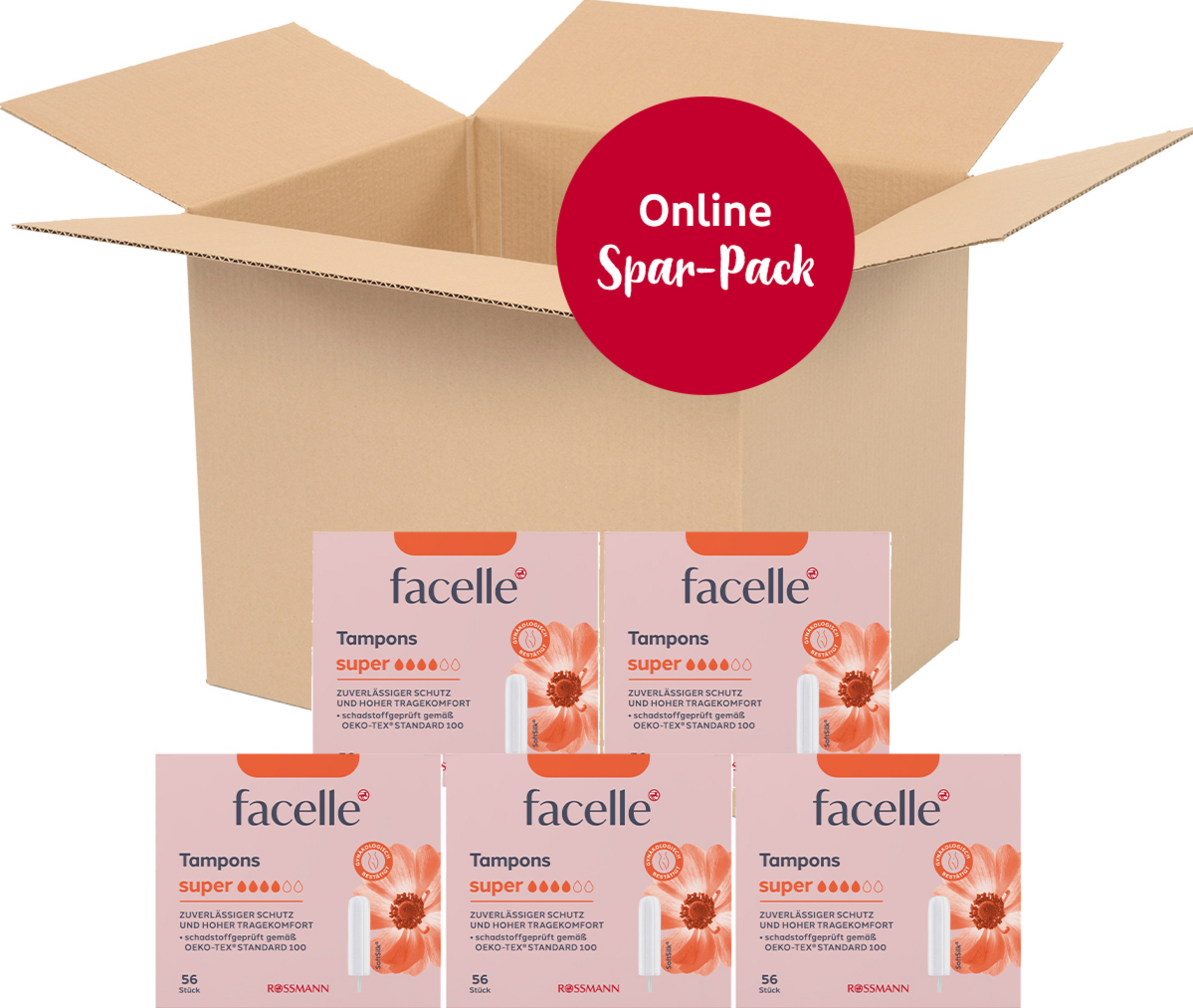 facelle Vorteilspack Tampons super