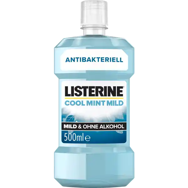 غسول فم بارد بالنعناع بنكهة خفيفة