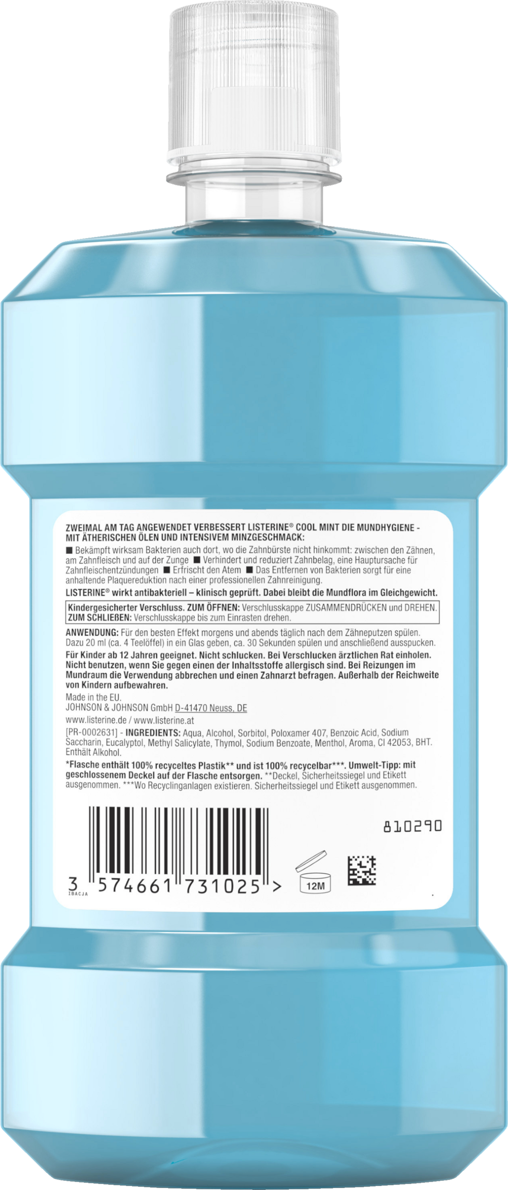 مجموعة من 6 قطع غسول فم منعش بالنعناع 4