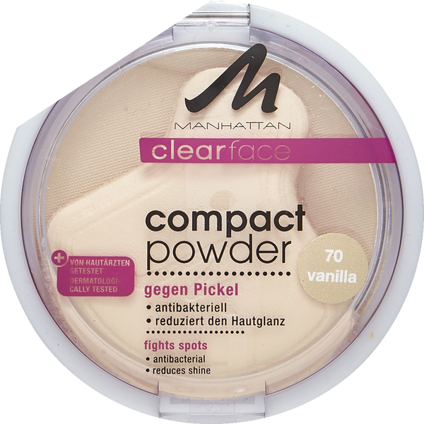 Manhattan Clear Face Compact Powder Vanilla 70 online kaufen rossmann.de